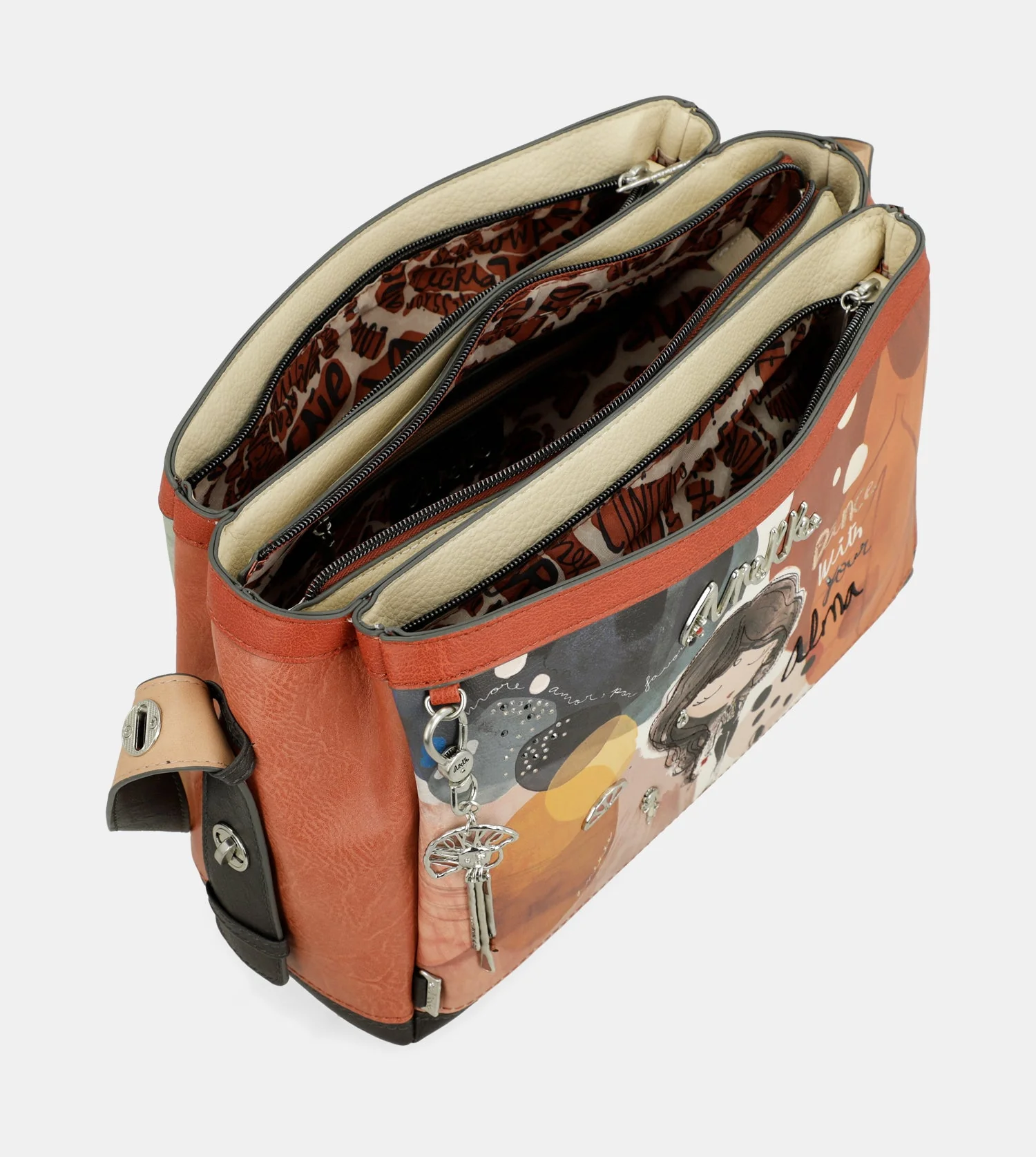 Triple compartment bag Alma - Image 7