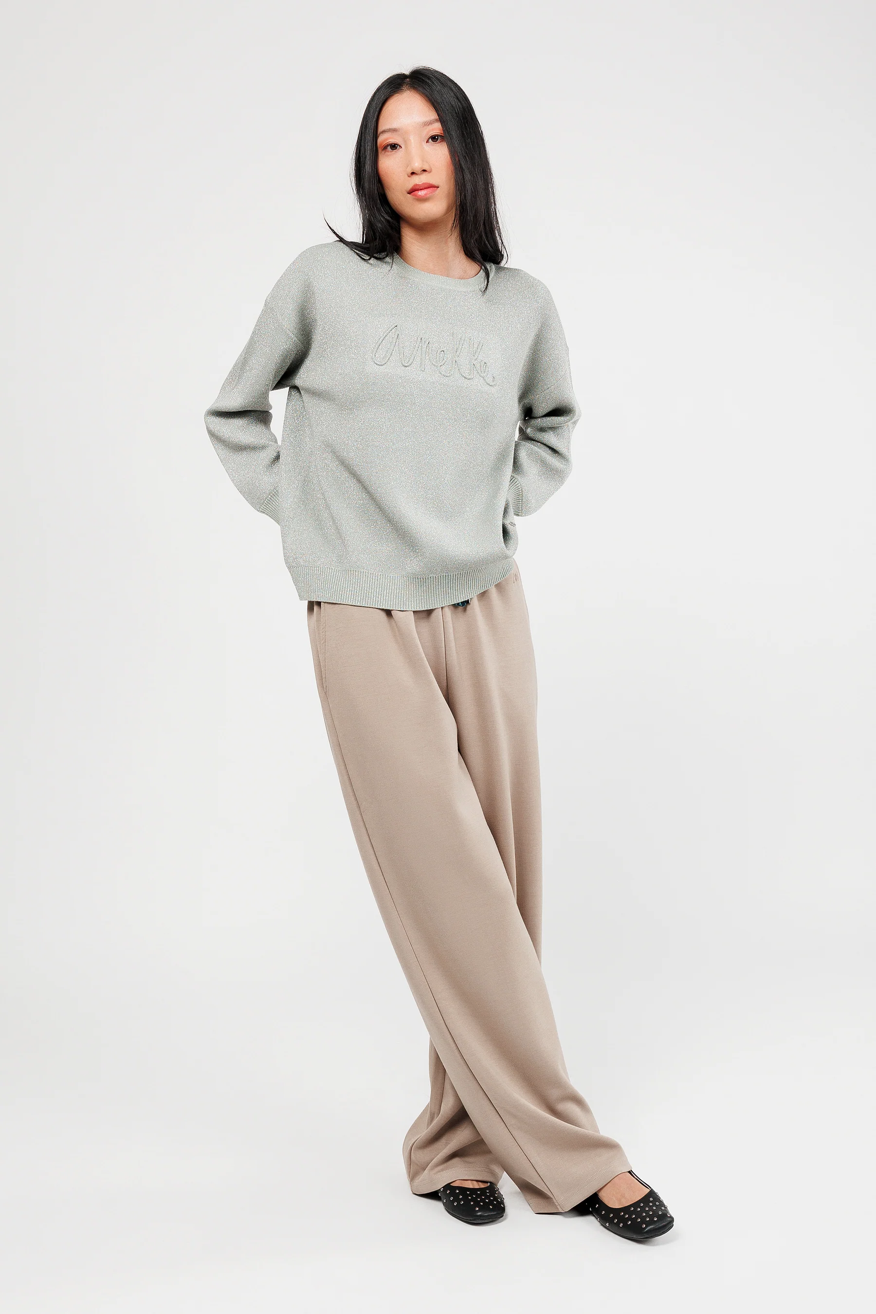 Army green trousers