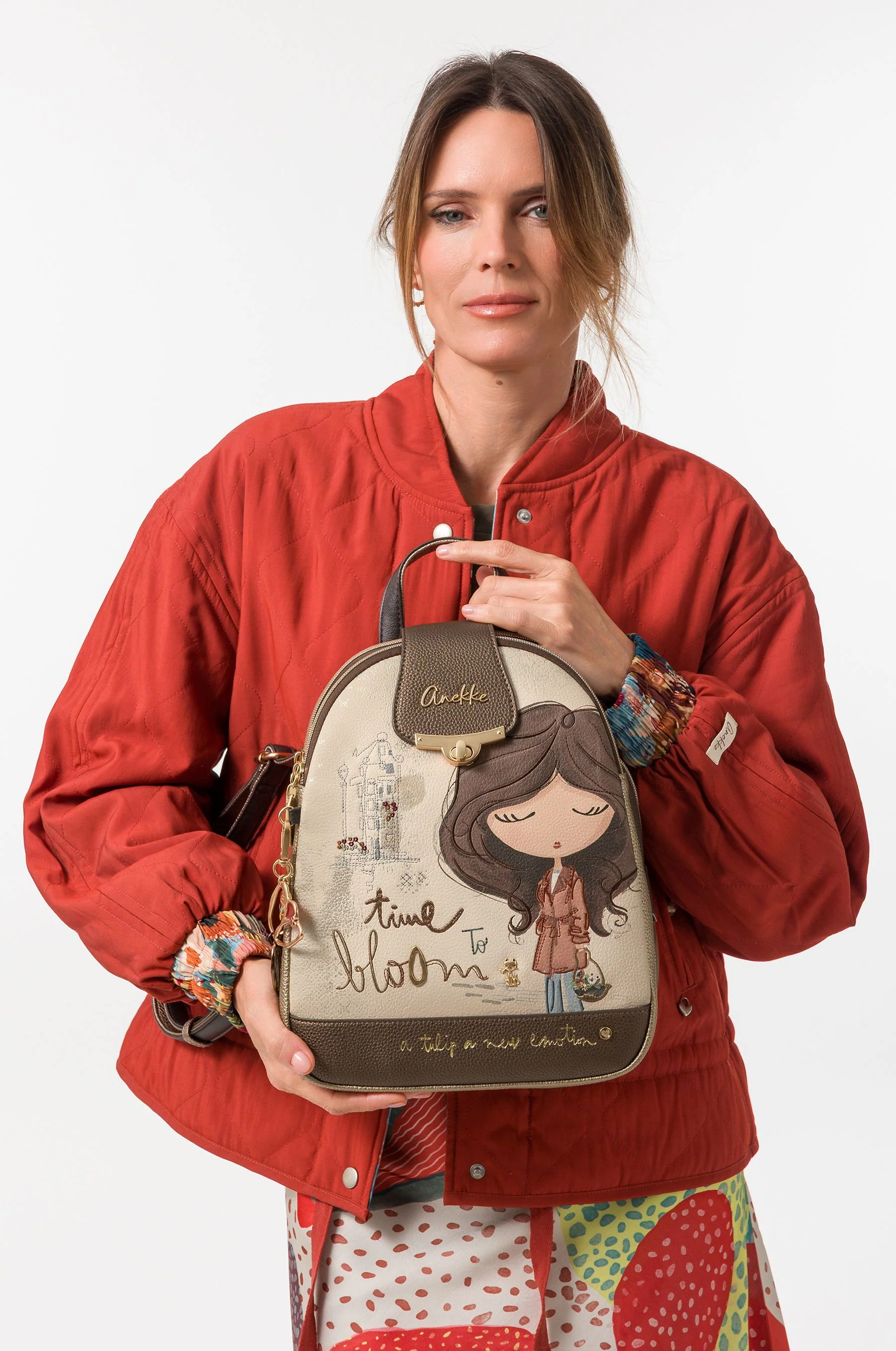 Backpack Tulip with flap