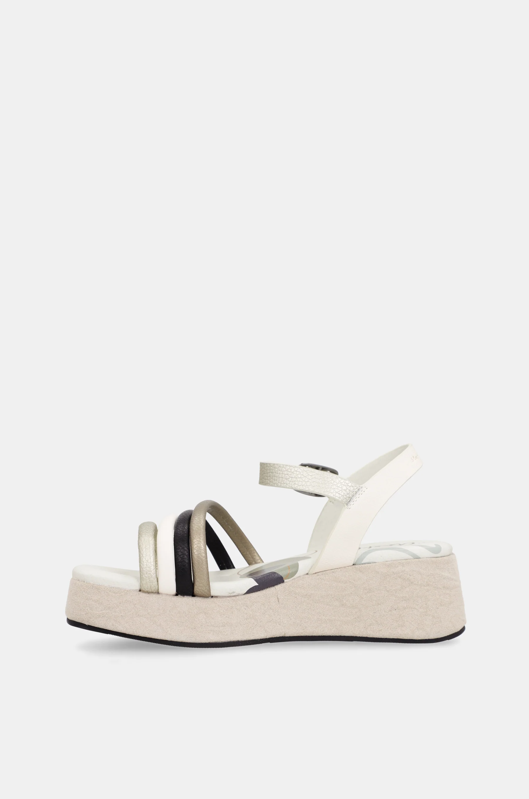 Beige platform sandals - Image 4