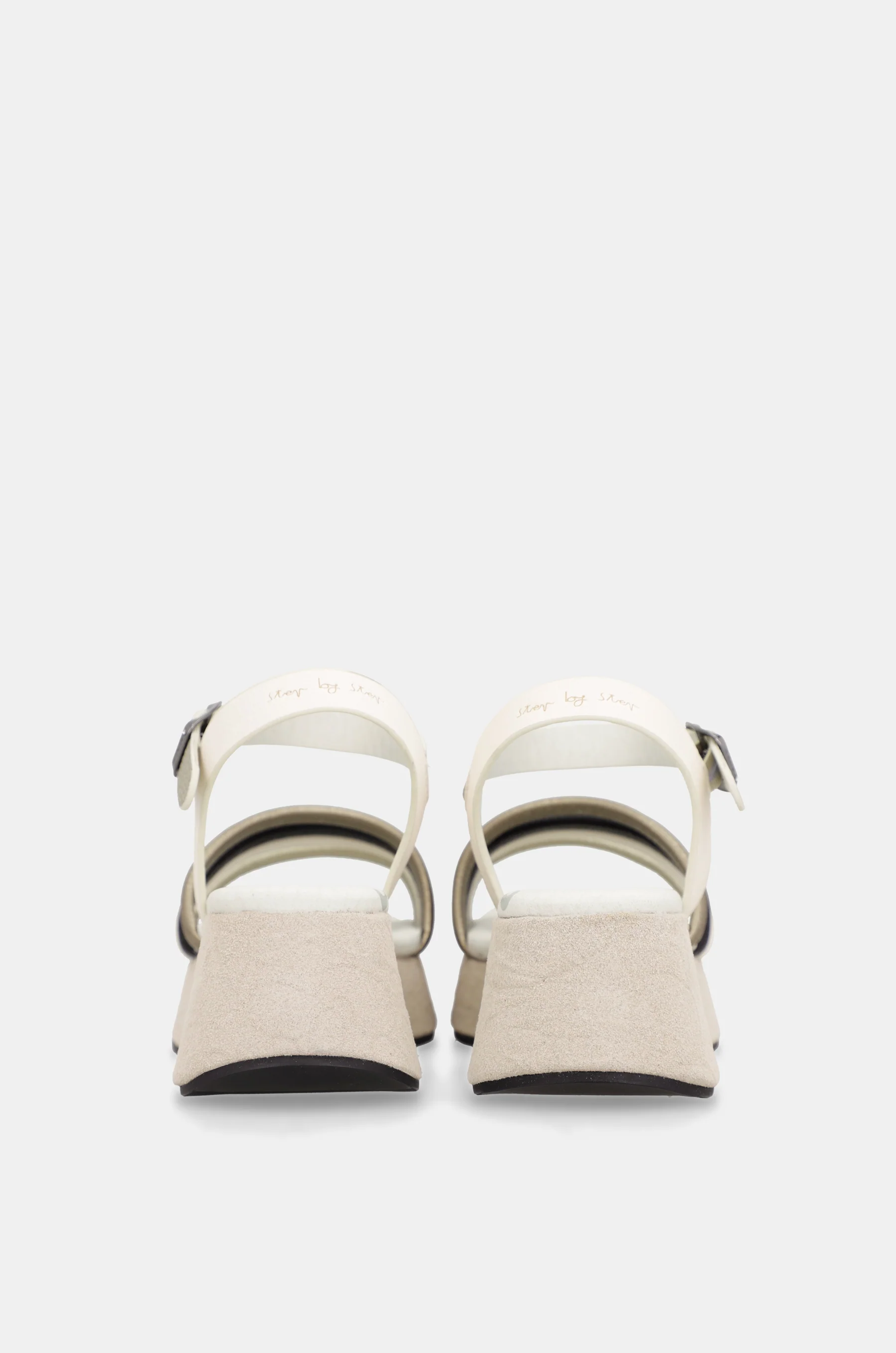 Beige platform sandals - Image 6