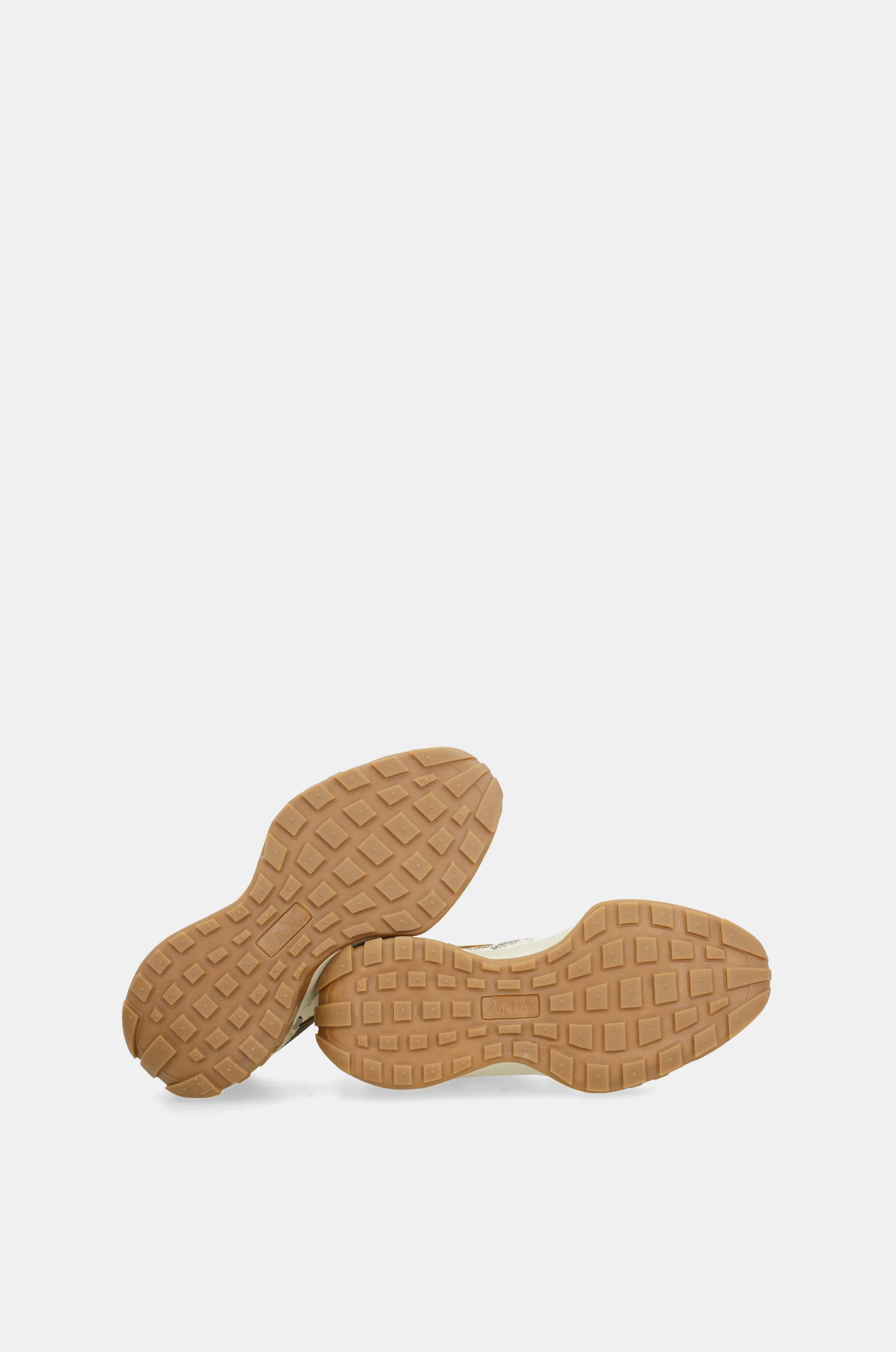 Beige printed sneakers - Image 6