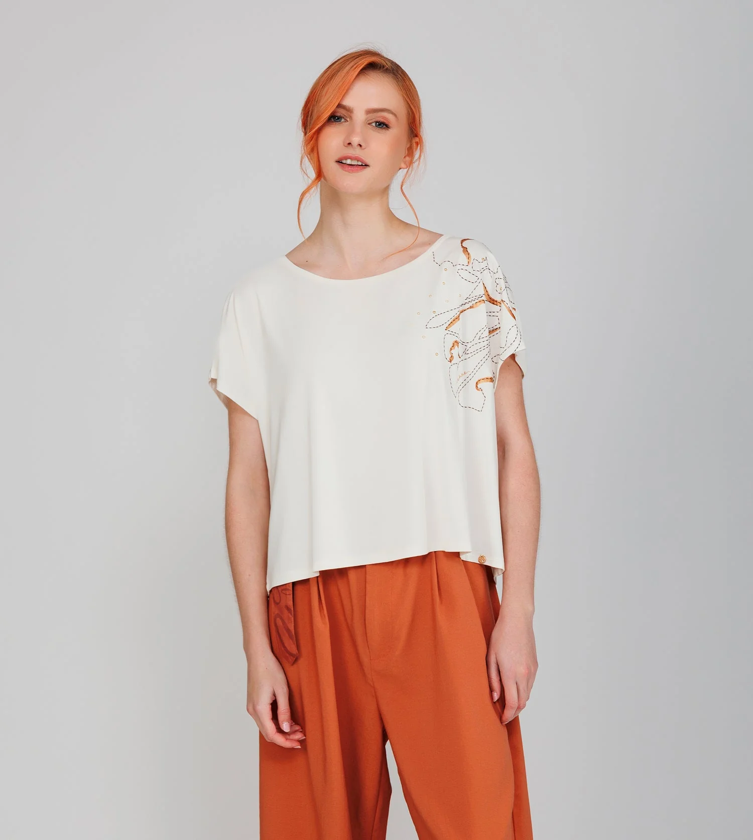 Beige T-shirt Anekke - Image 2