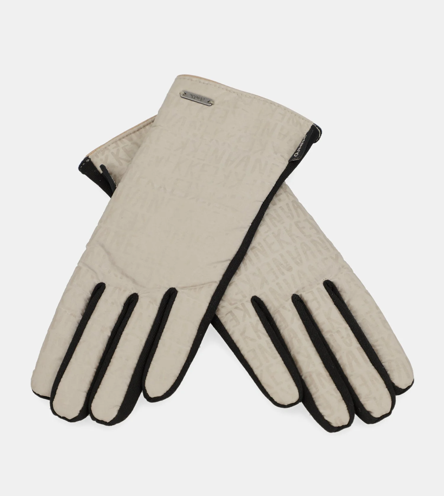 Black and beige Contemporary gloves - Image 3