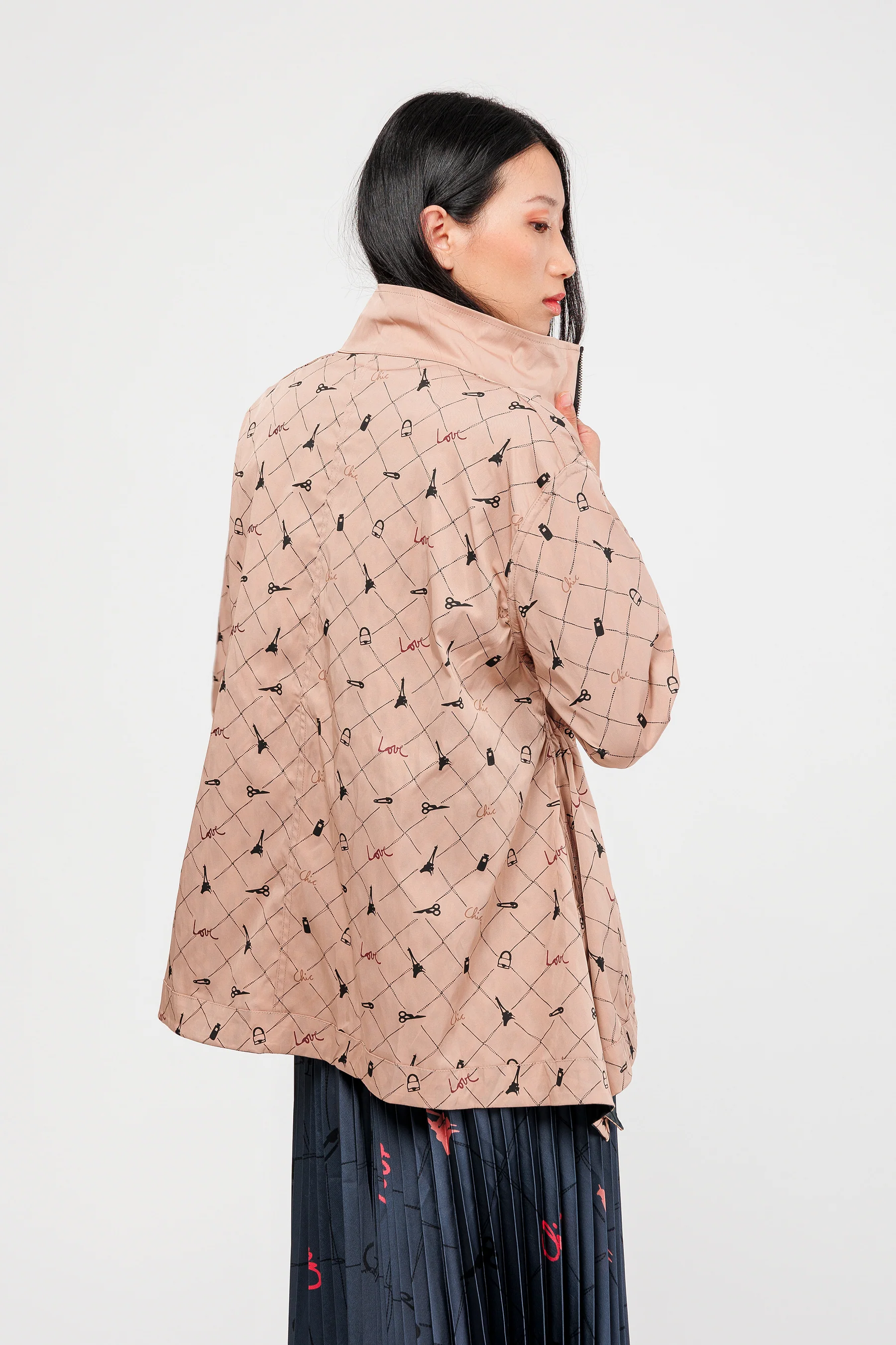 Black & beige reversible jacket - Image 5