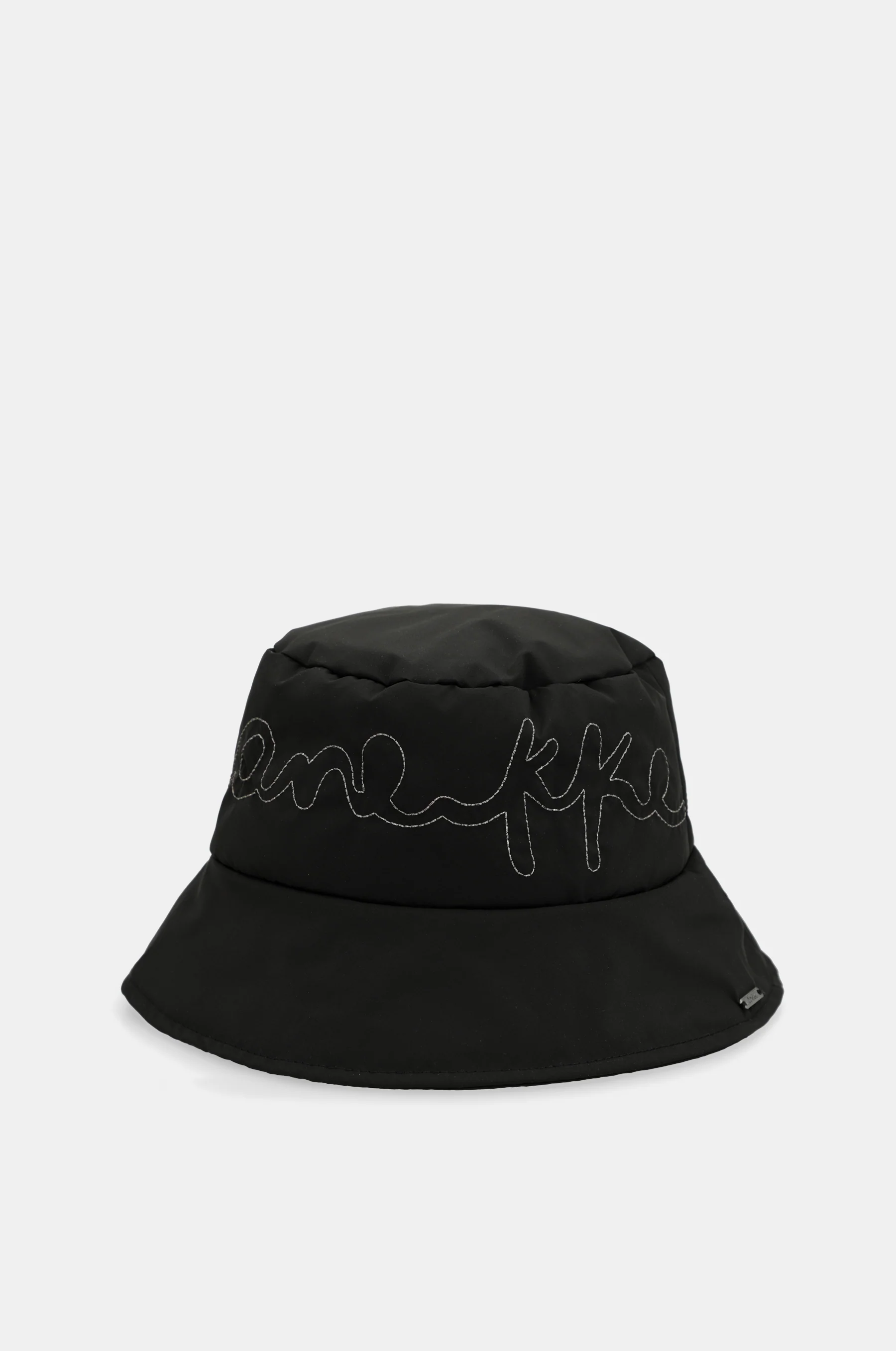 Black bucket hat