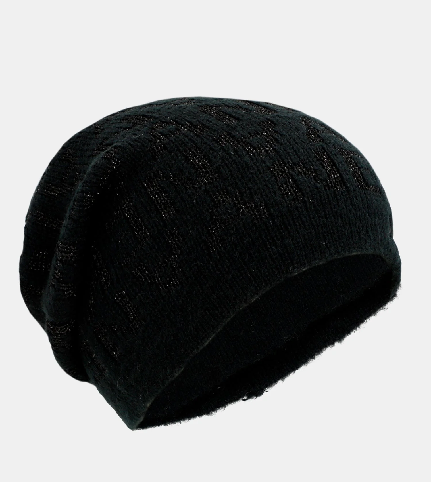 Black Contemporary Knit Hat - Image 4