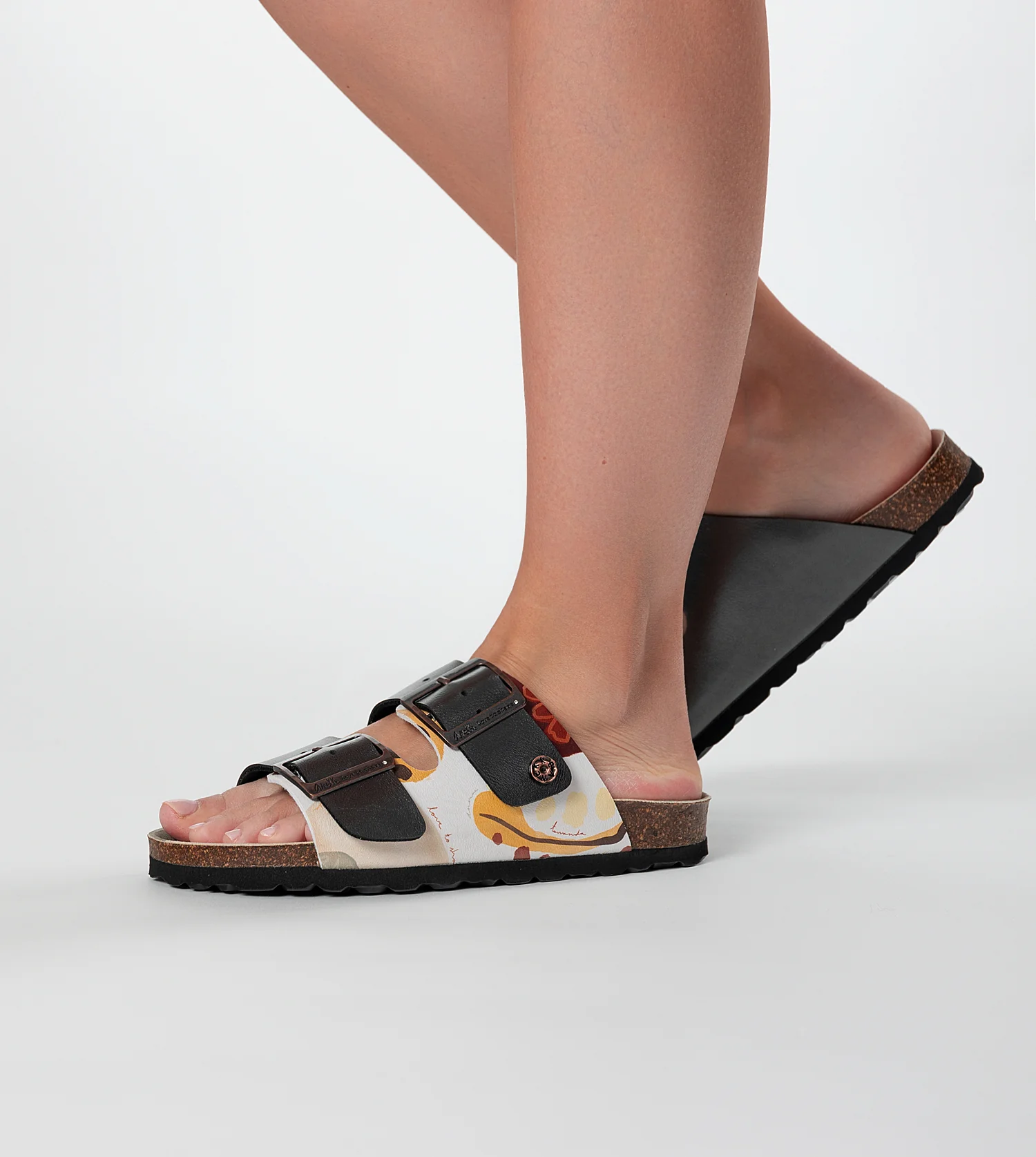 Black multicolor bio sandals - Image 3