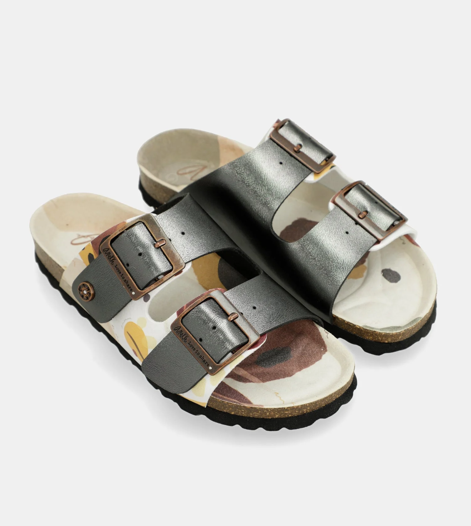 Black multicolor bio sandals - Image 7