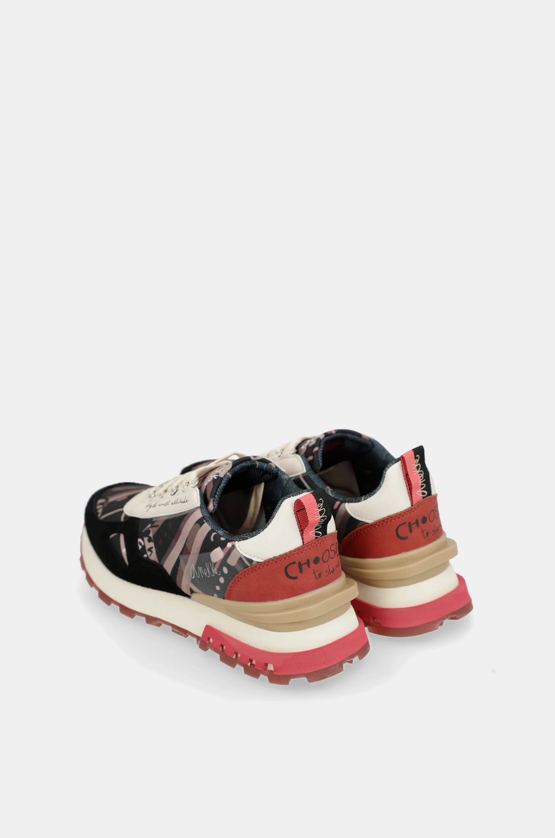 Black printed sneakers - Image 4