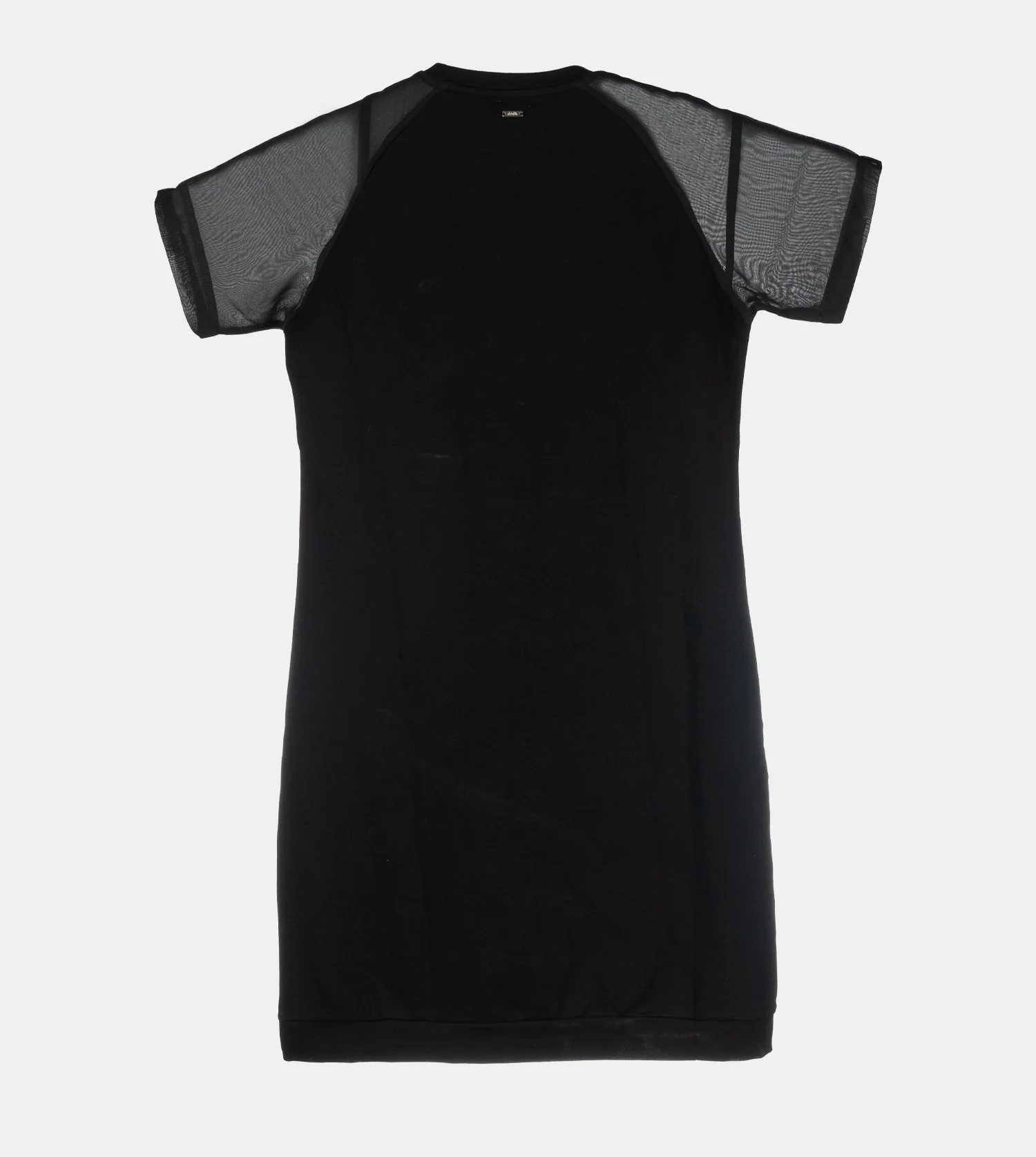 Black short-sleeve dress - Image 3
