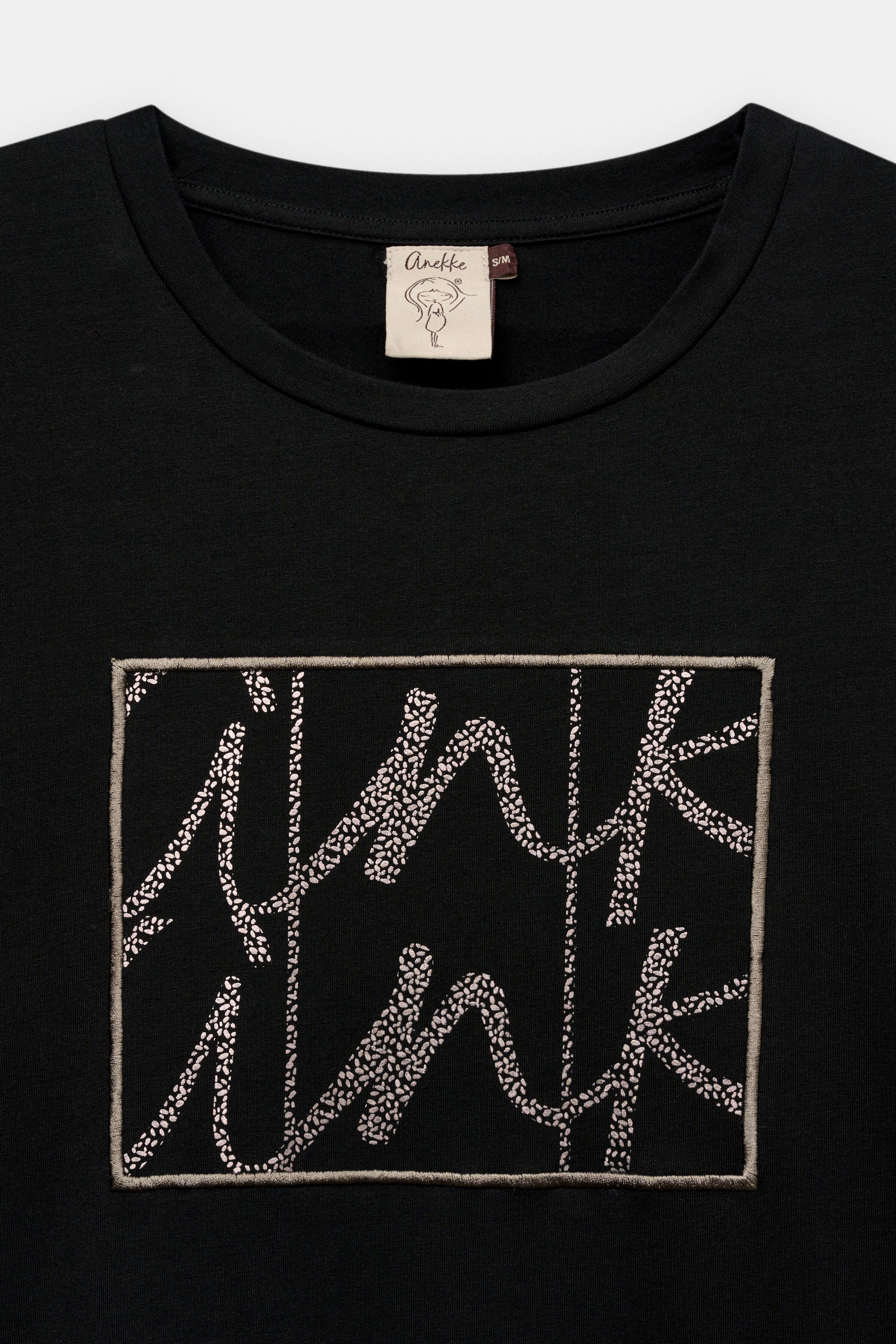 Black short-sleeve T-shirt - Image 3