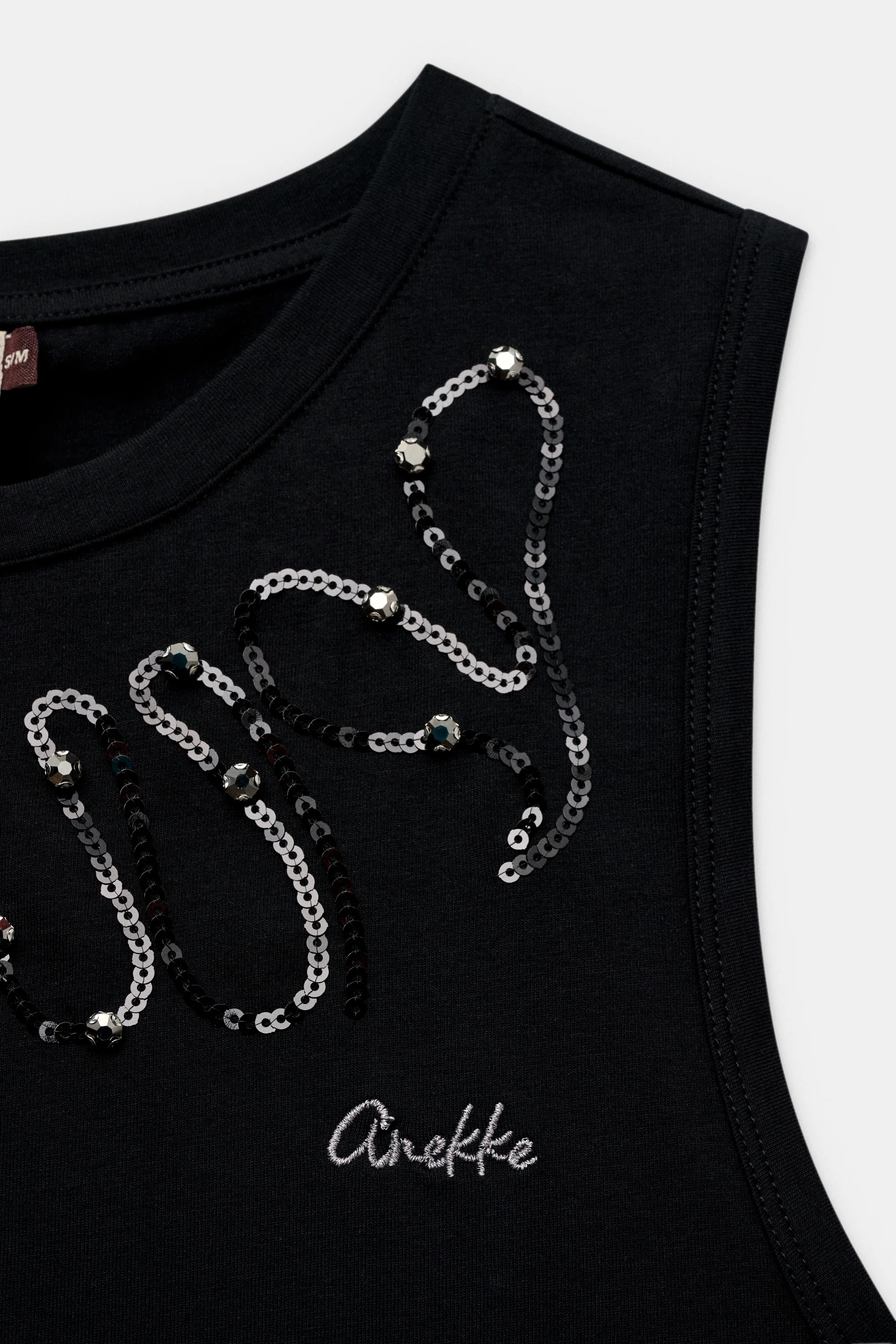 Black sleeveless top - Image 3