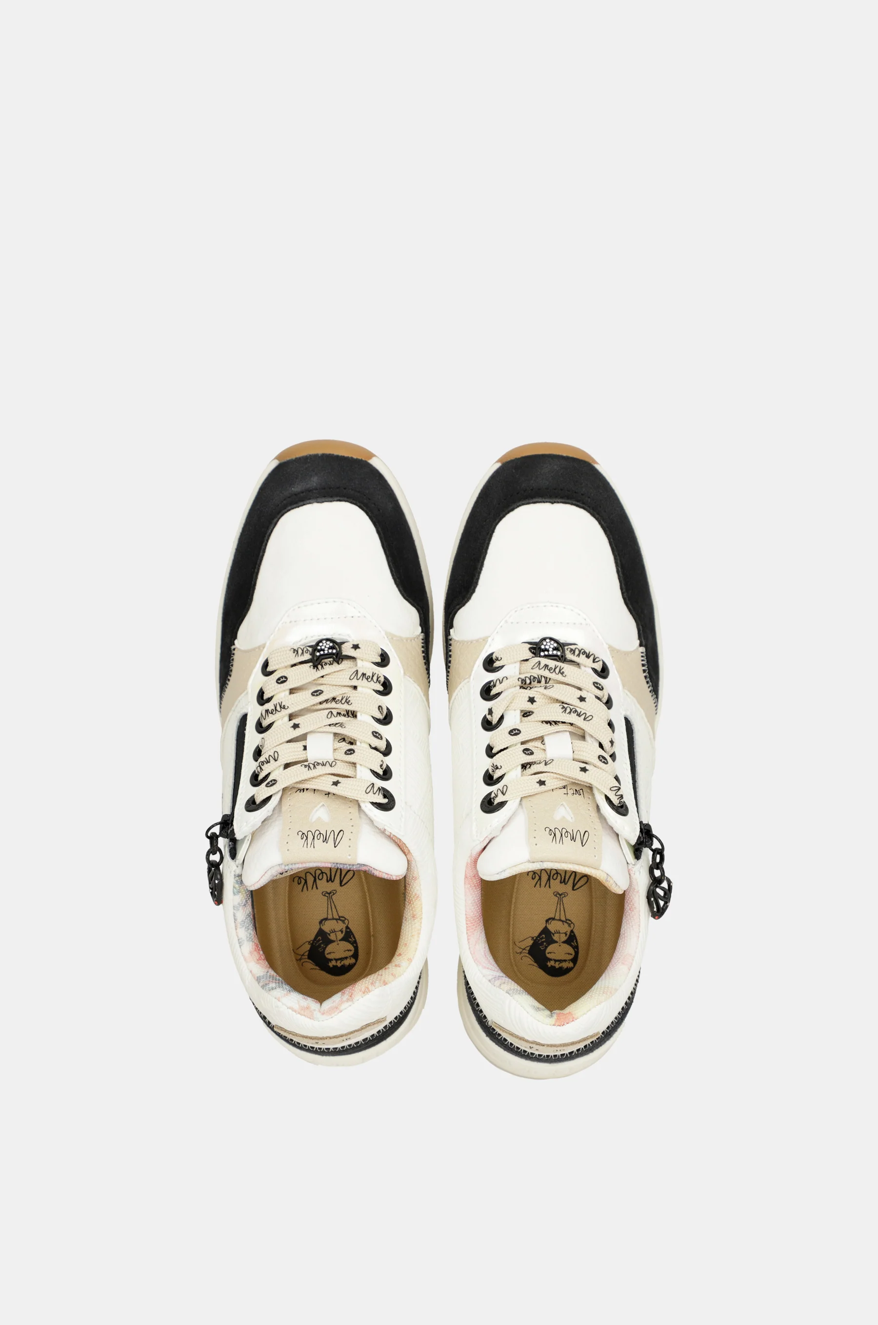 Black & white wedge sneakers - Image 5