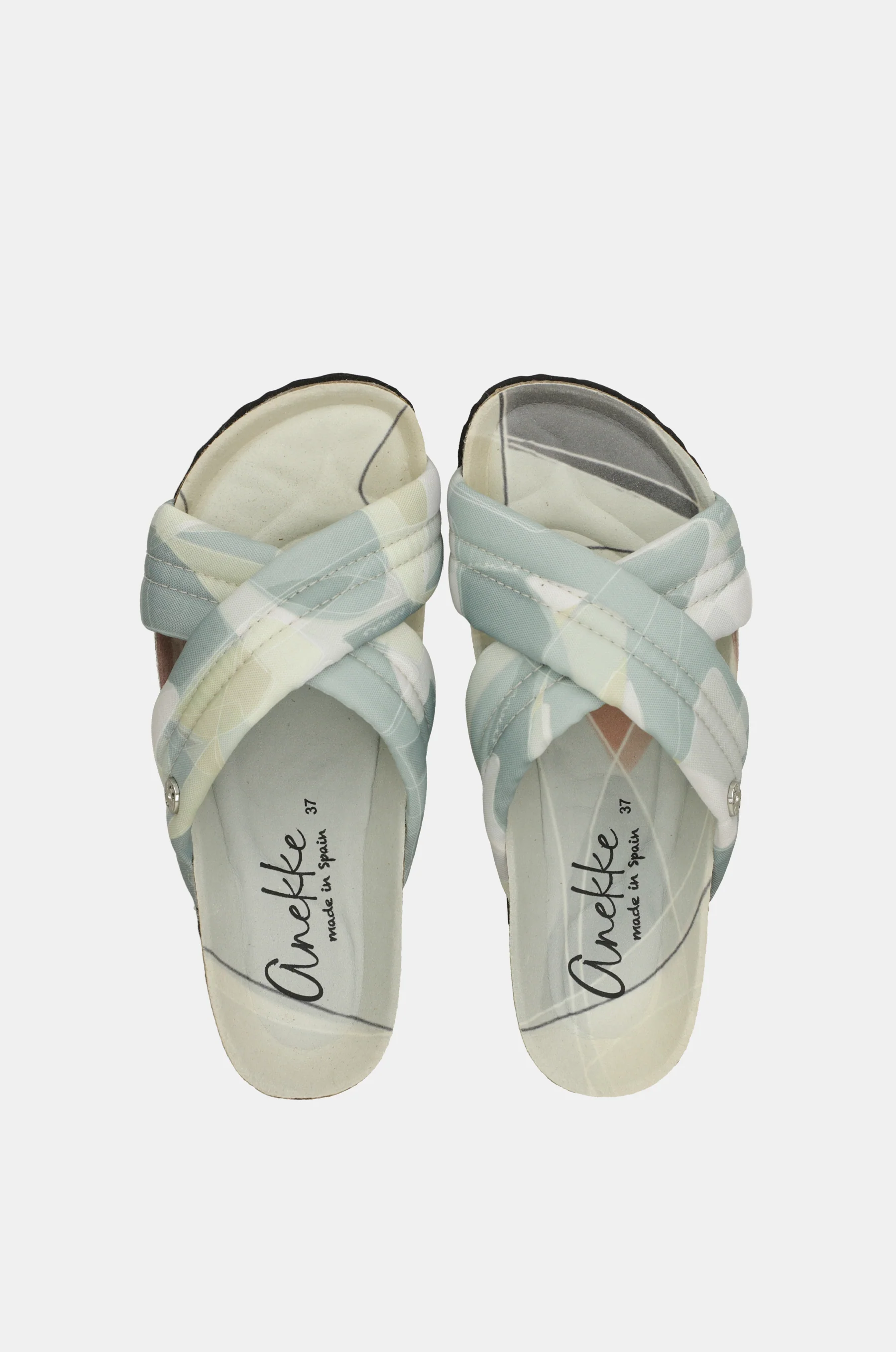 Blue crossover sandals - Image 2