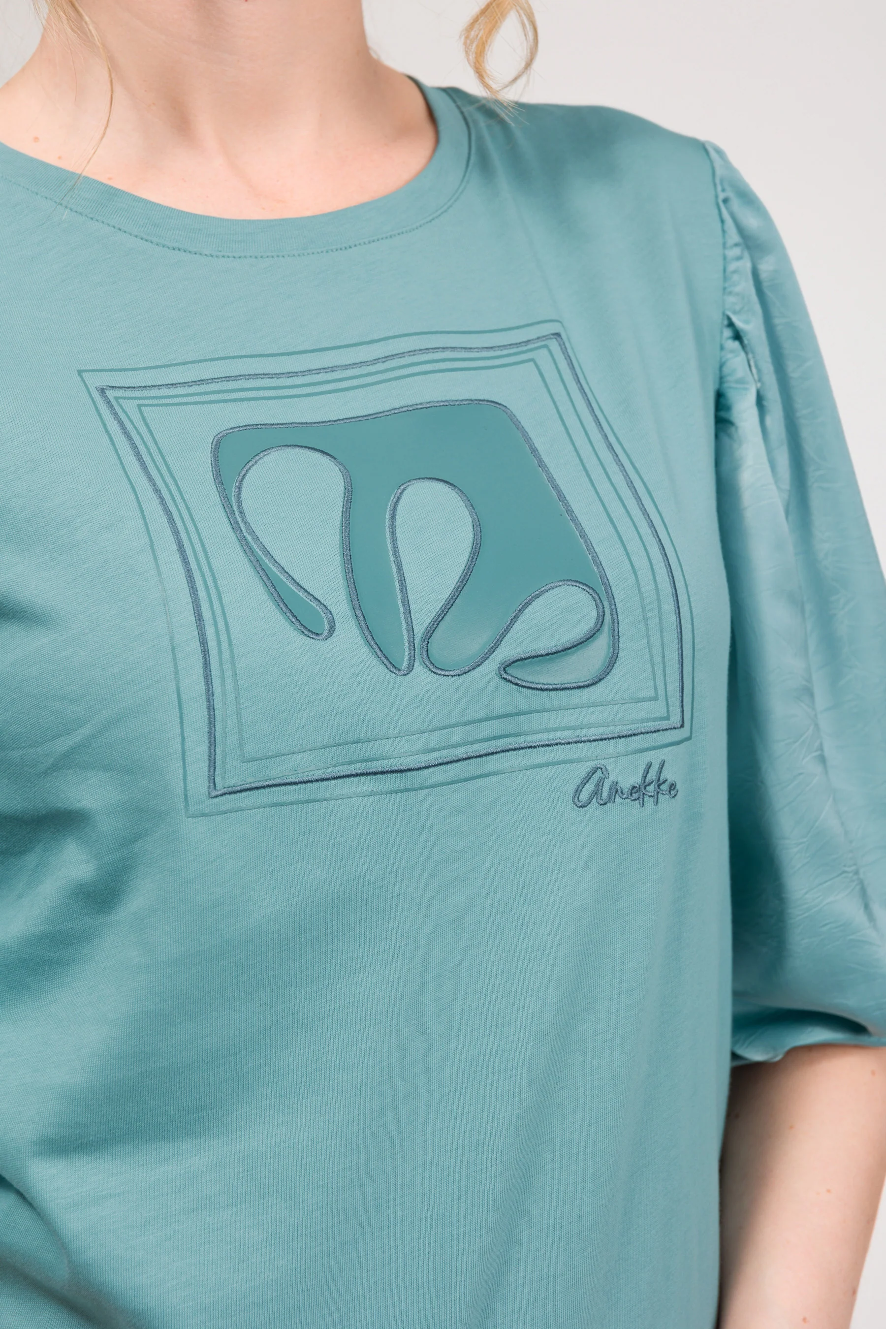Blue puff-sleeve T-shirt - Image 5