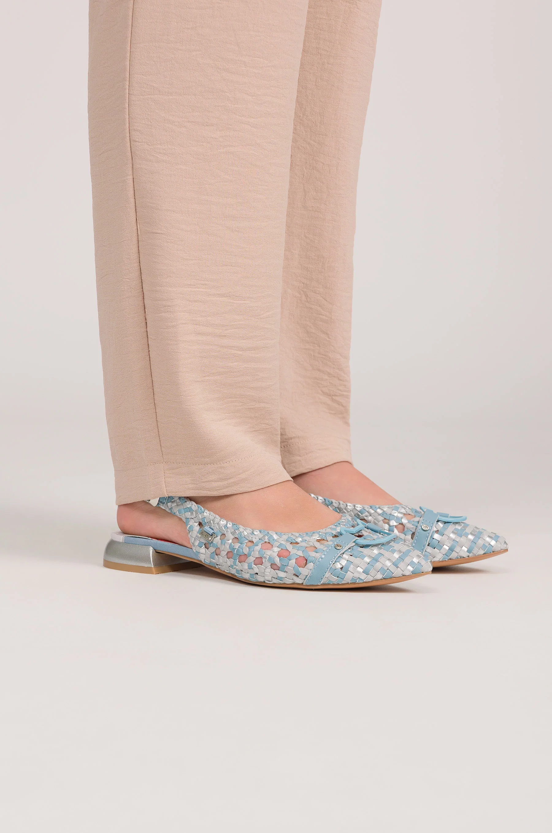 Blue slingback ballerinas - Image 2