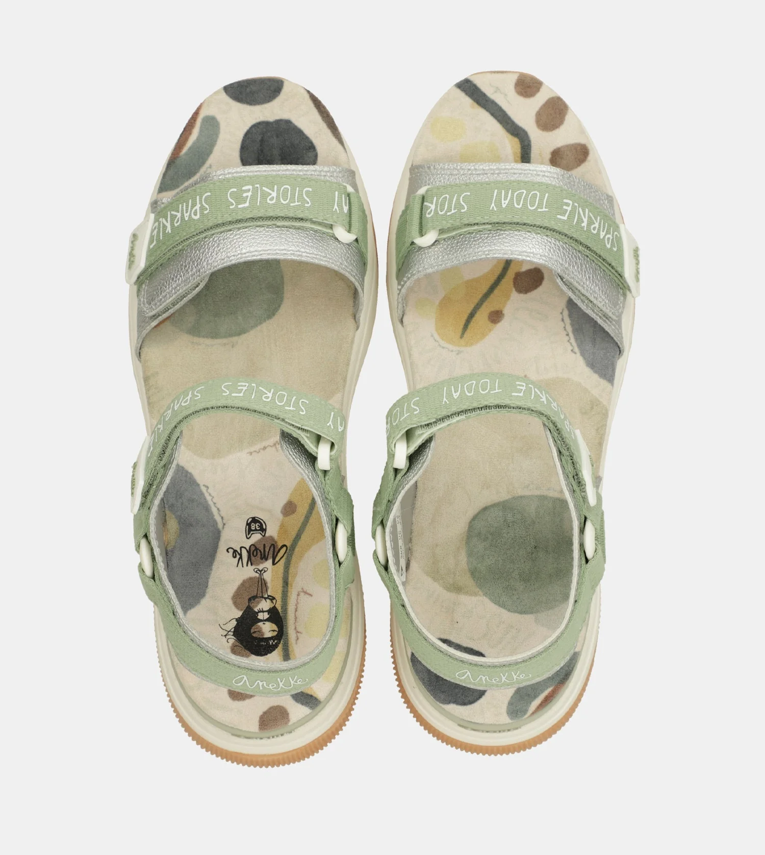 Green sports sandals - Image 4