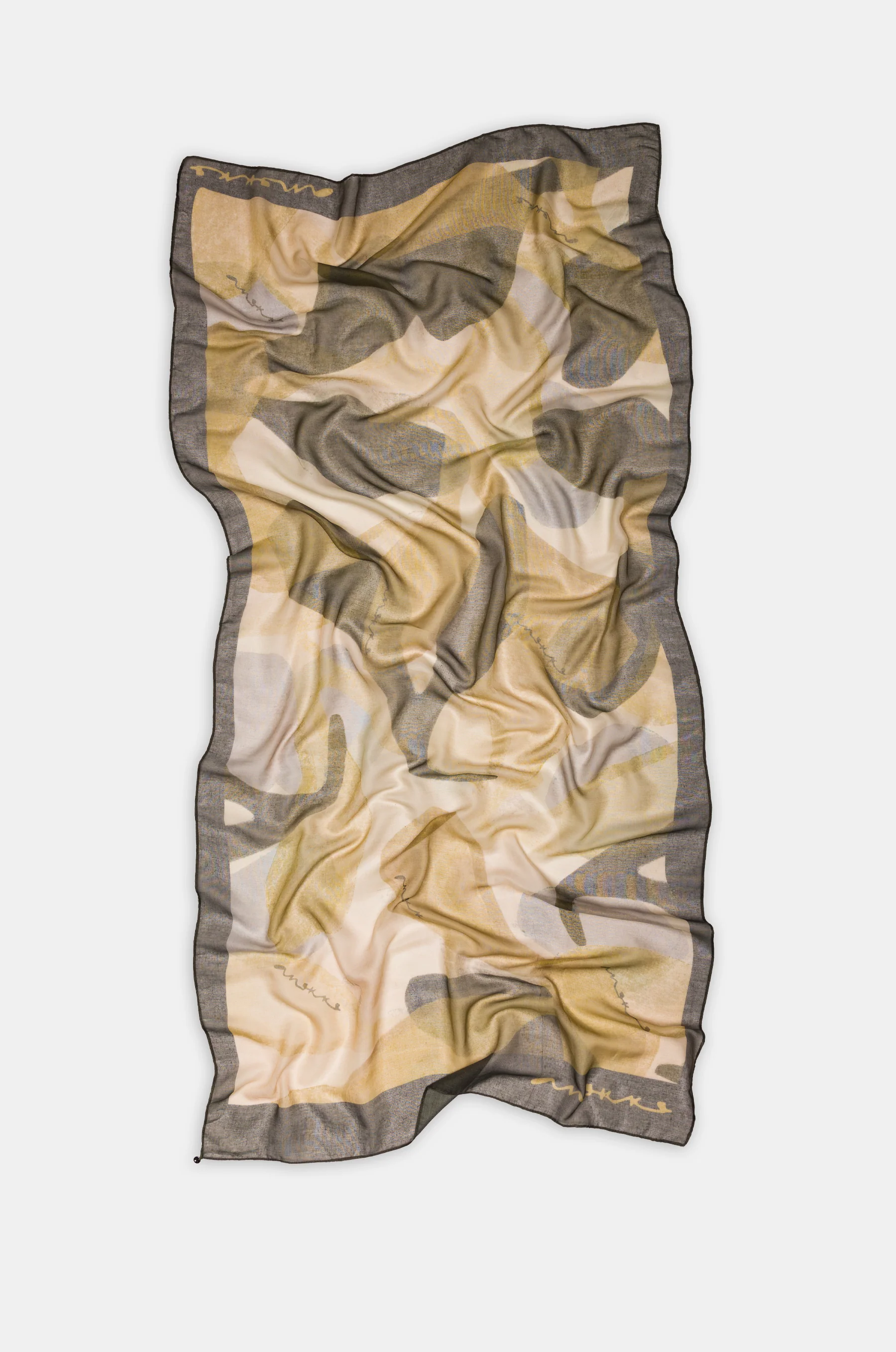 Brown scarf Bloom - Image 6