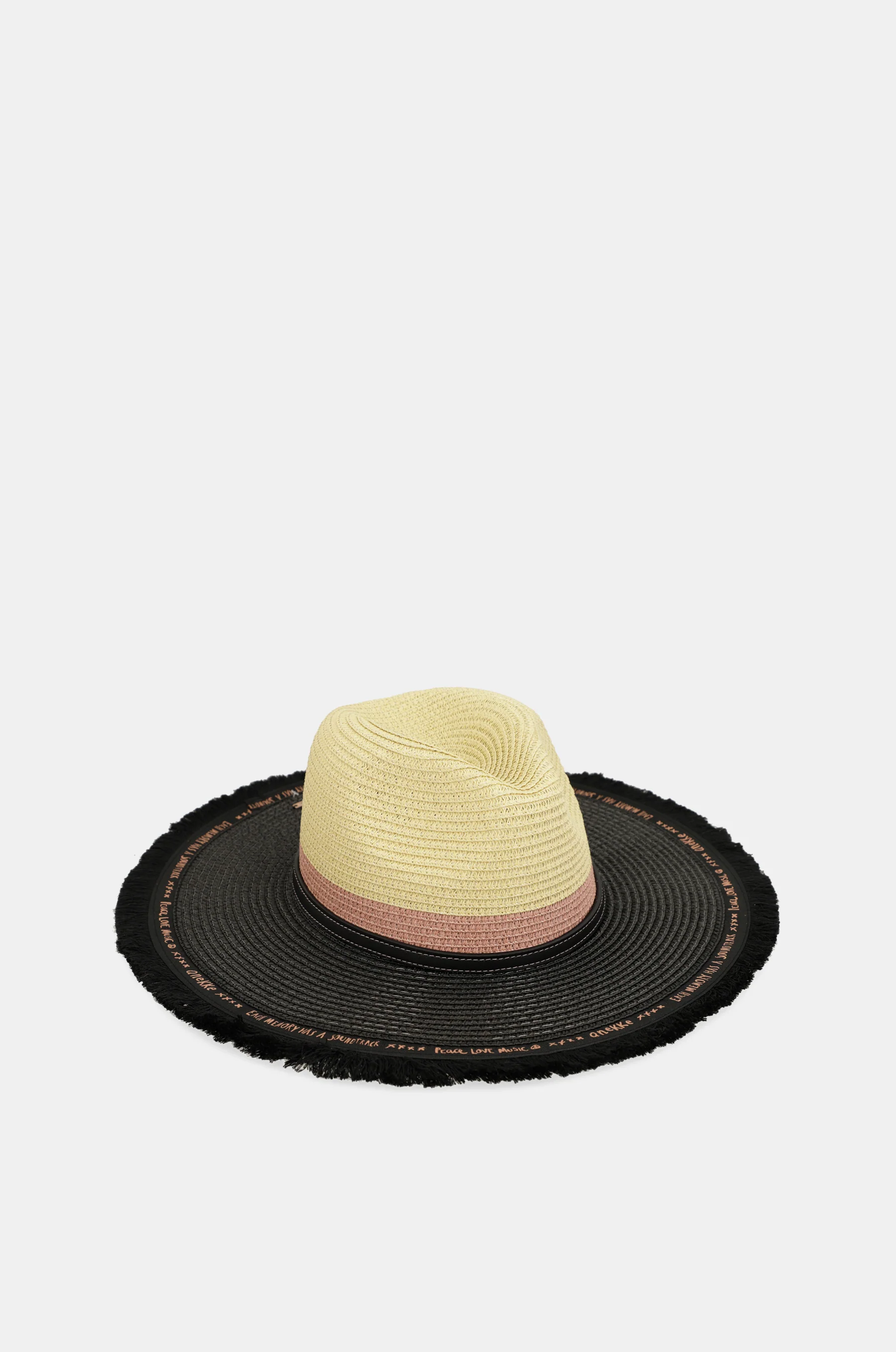 Contrast raffia hat - Image 5