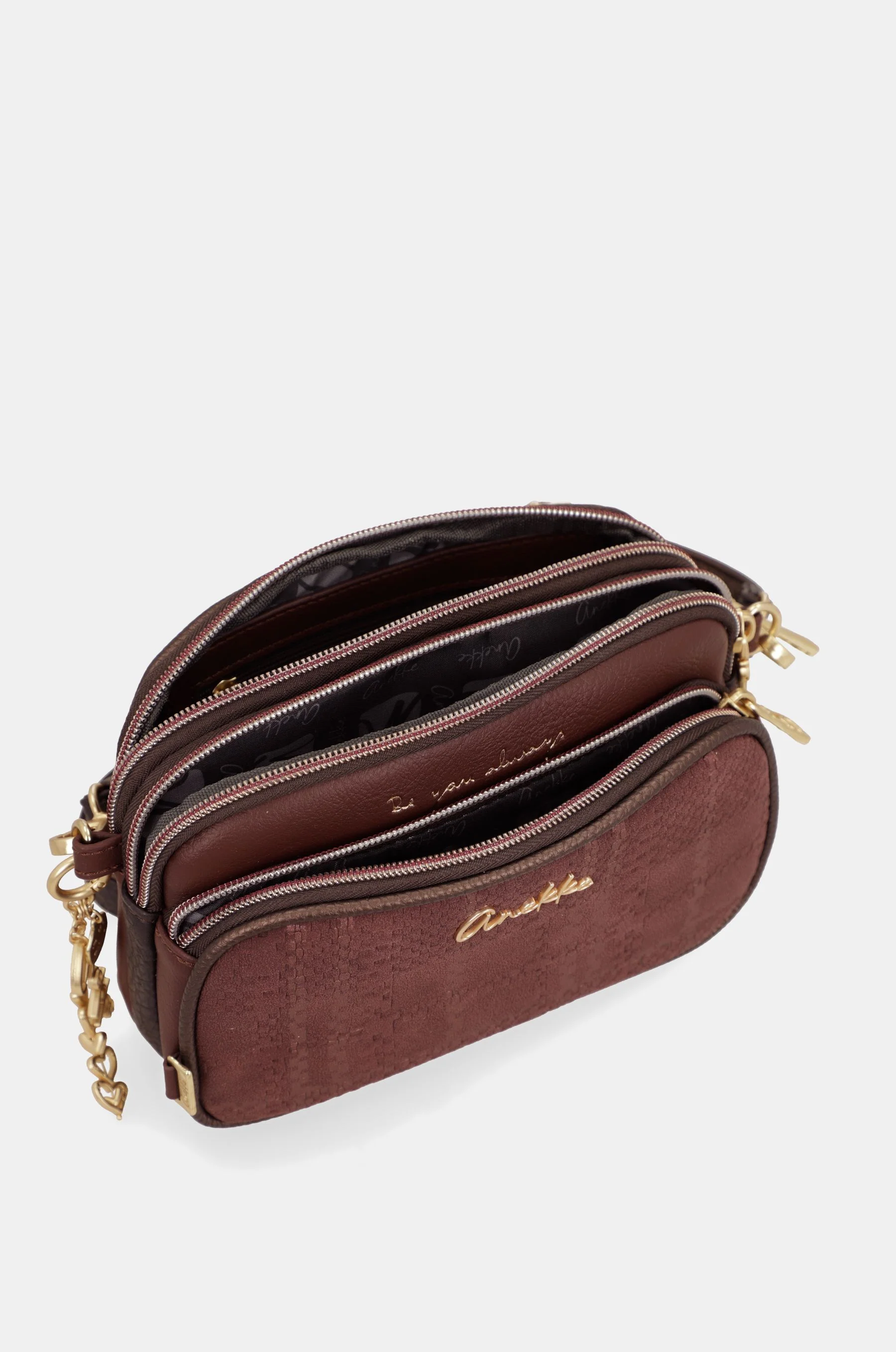 Crossbody bag Burgundy - Image 9