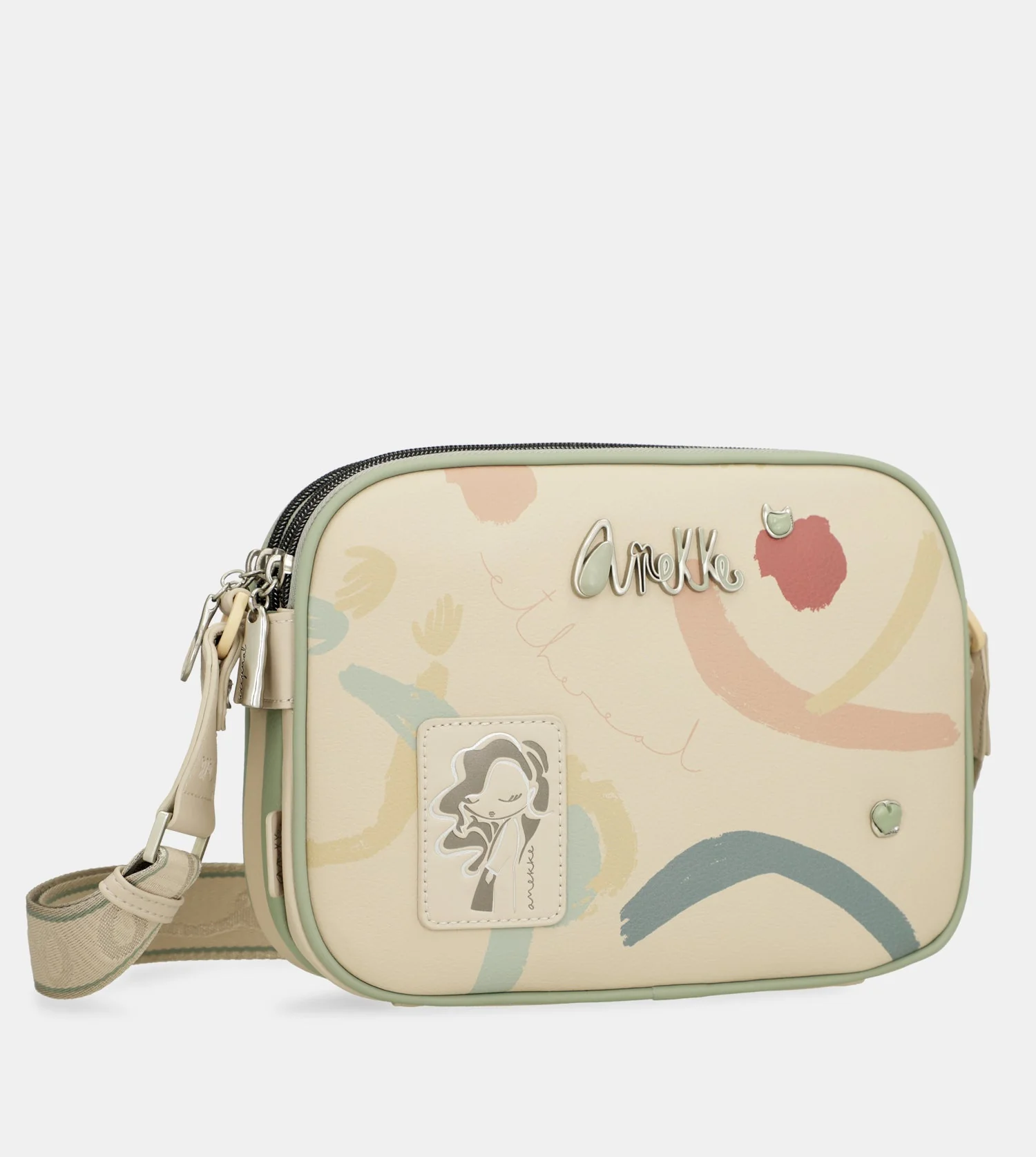 Crossbody bag with 3 compartments Alma - Image 3