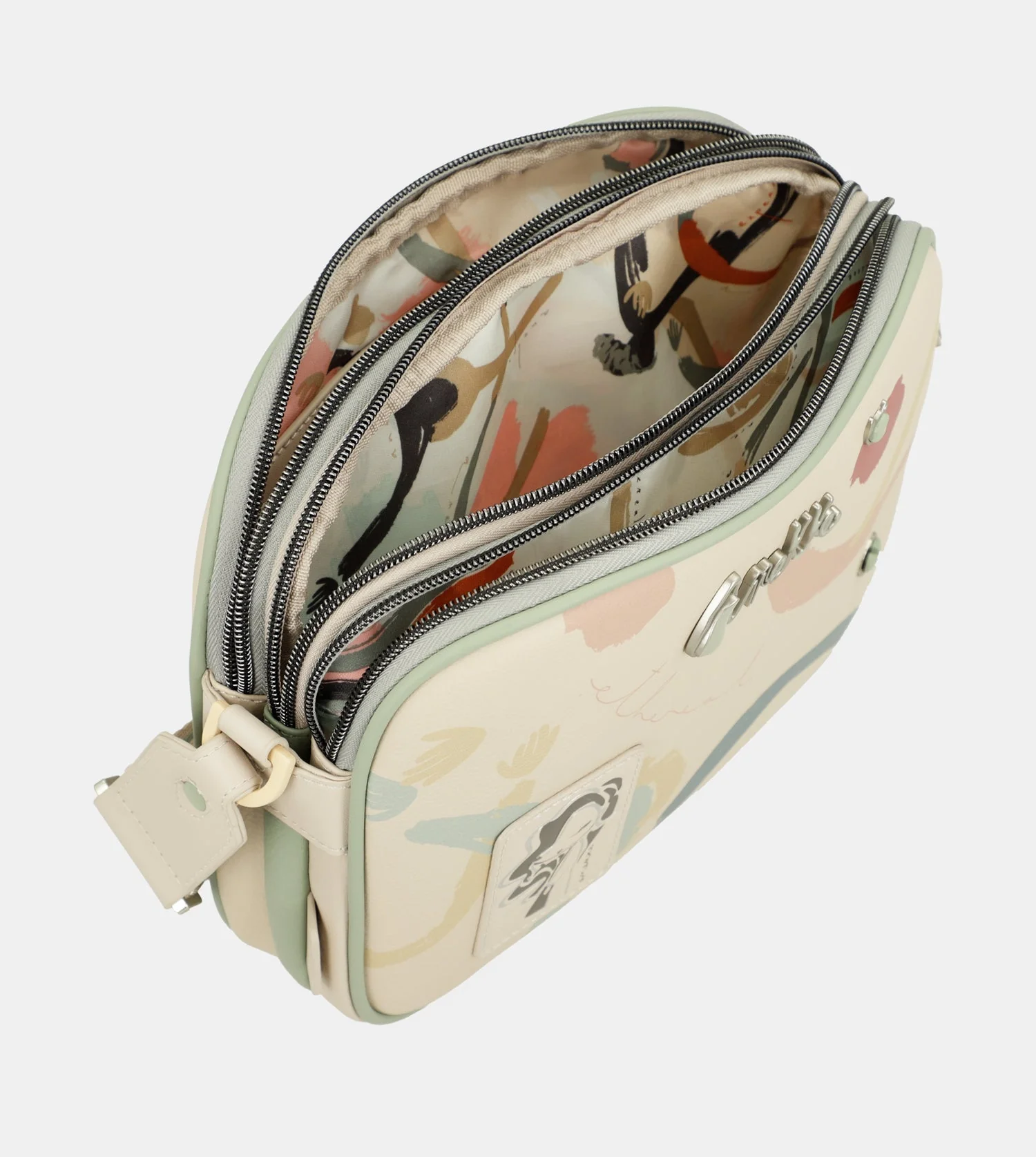 Crossbody bag with 3 compartments Alma - Image 6