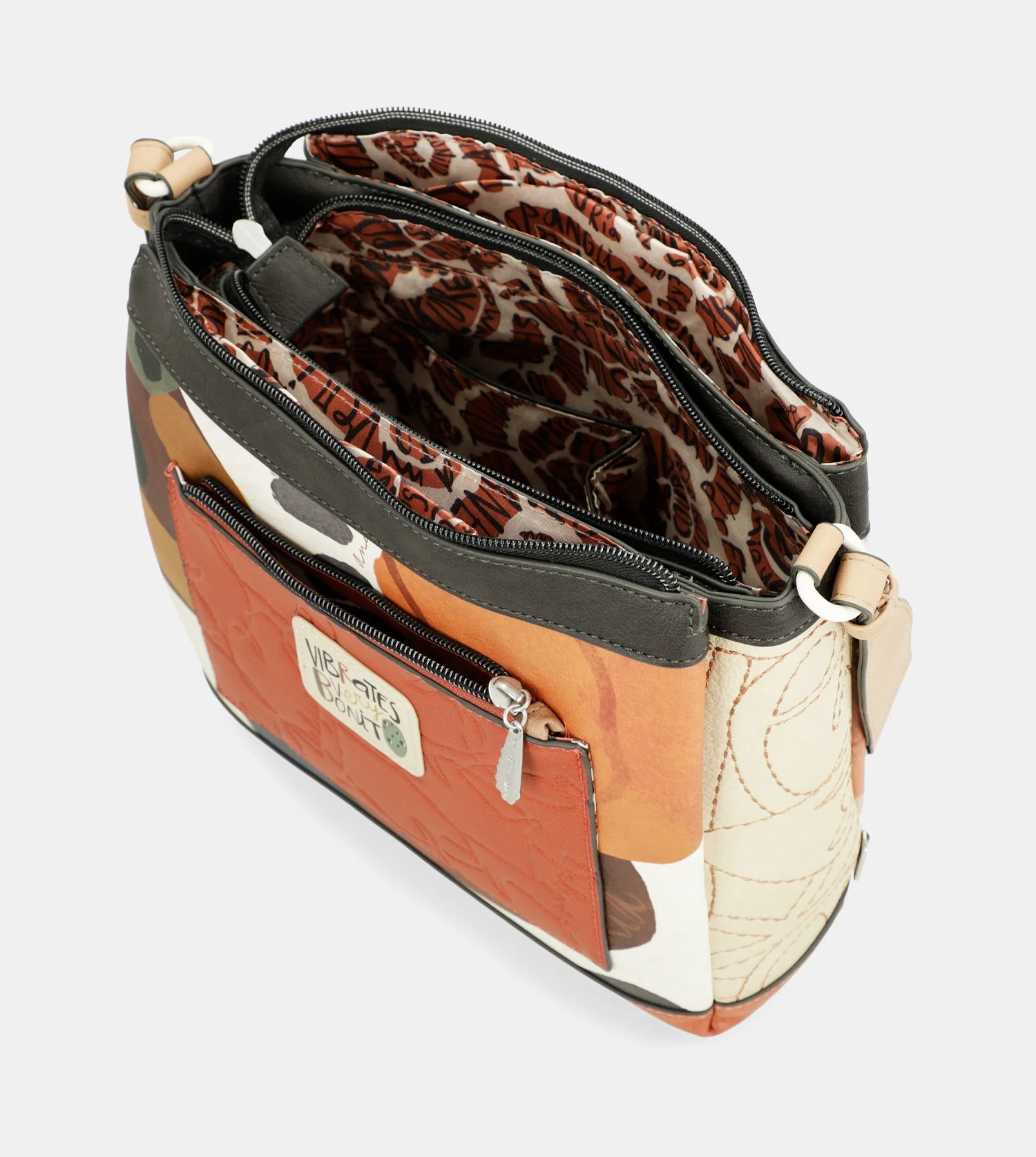 Crossbody bag with 3 compartments Alma - Image 8