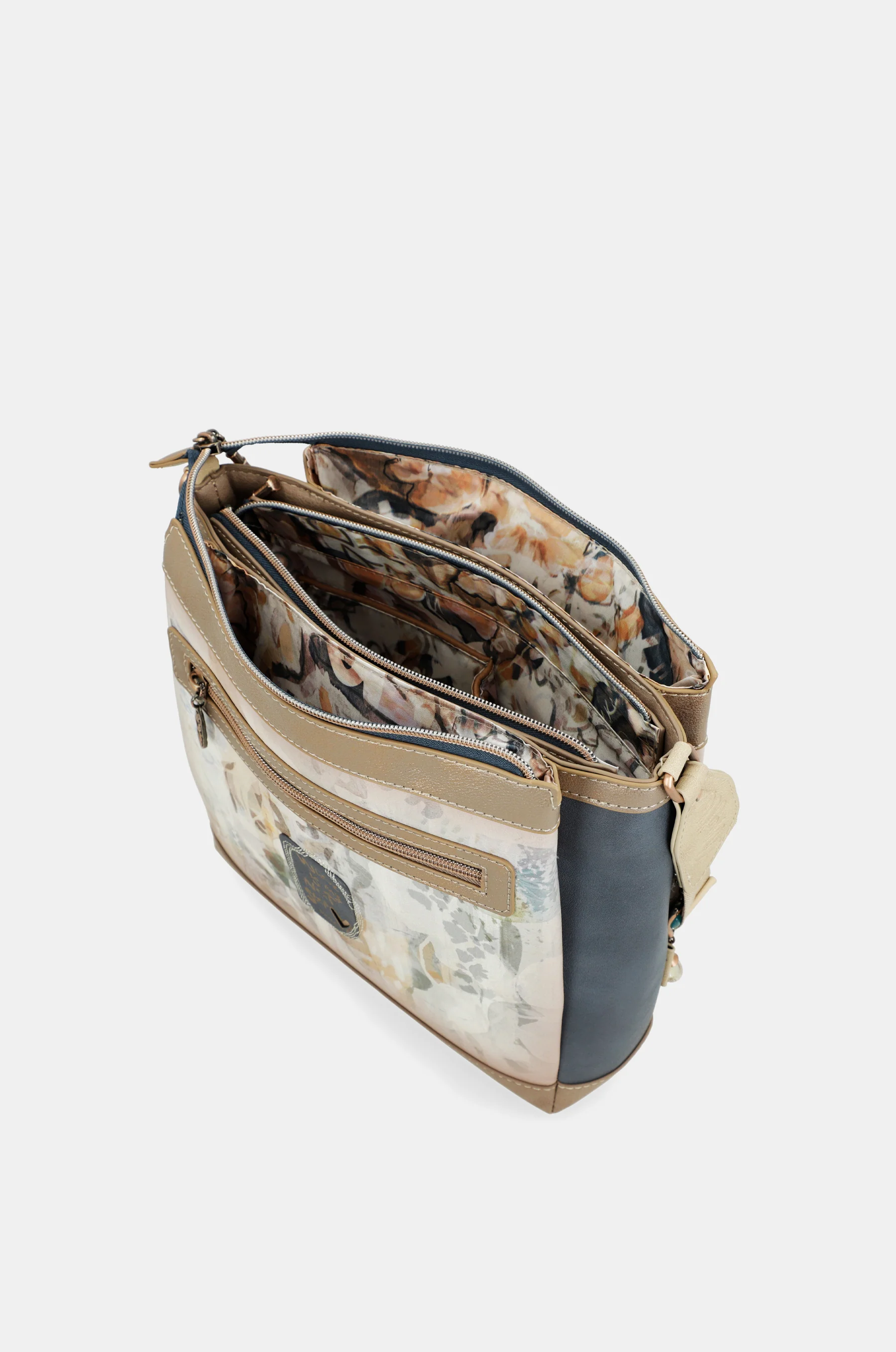 Crossbody bag with 3 compartments Memories - Image 8