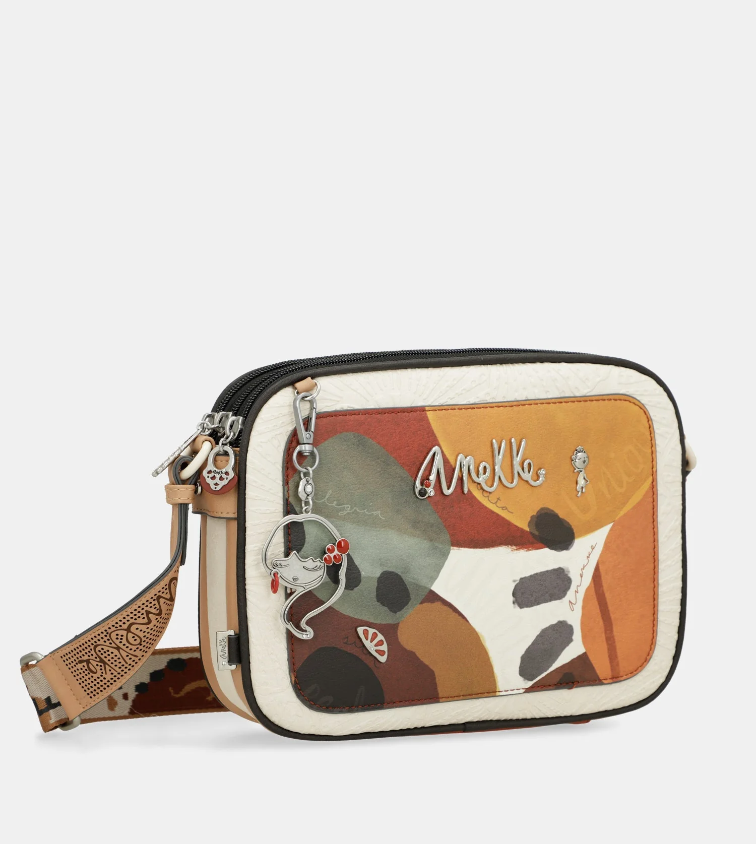 Crossbody bag with 3 compartments Alma - Image 3