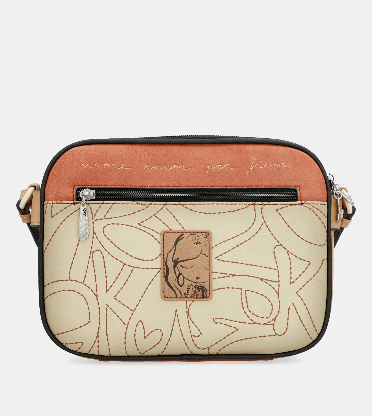 Crossbody bag with 3 compartments Alma - Image 4