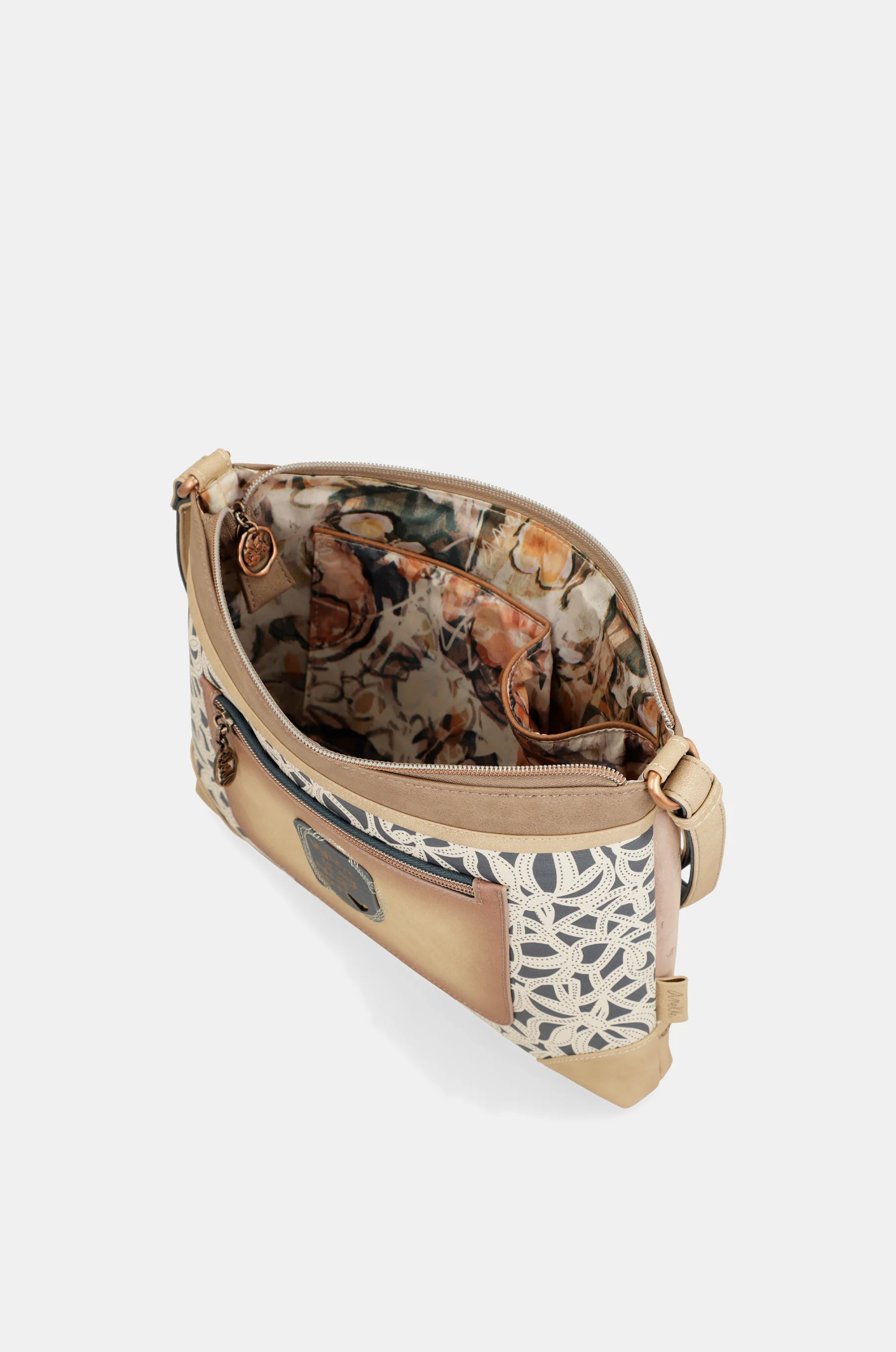 Large printed crossbody bag Memories - Image 8