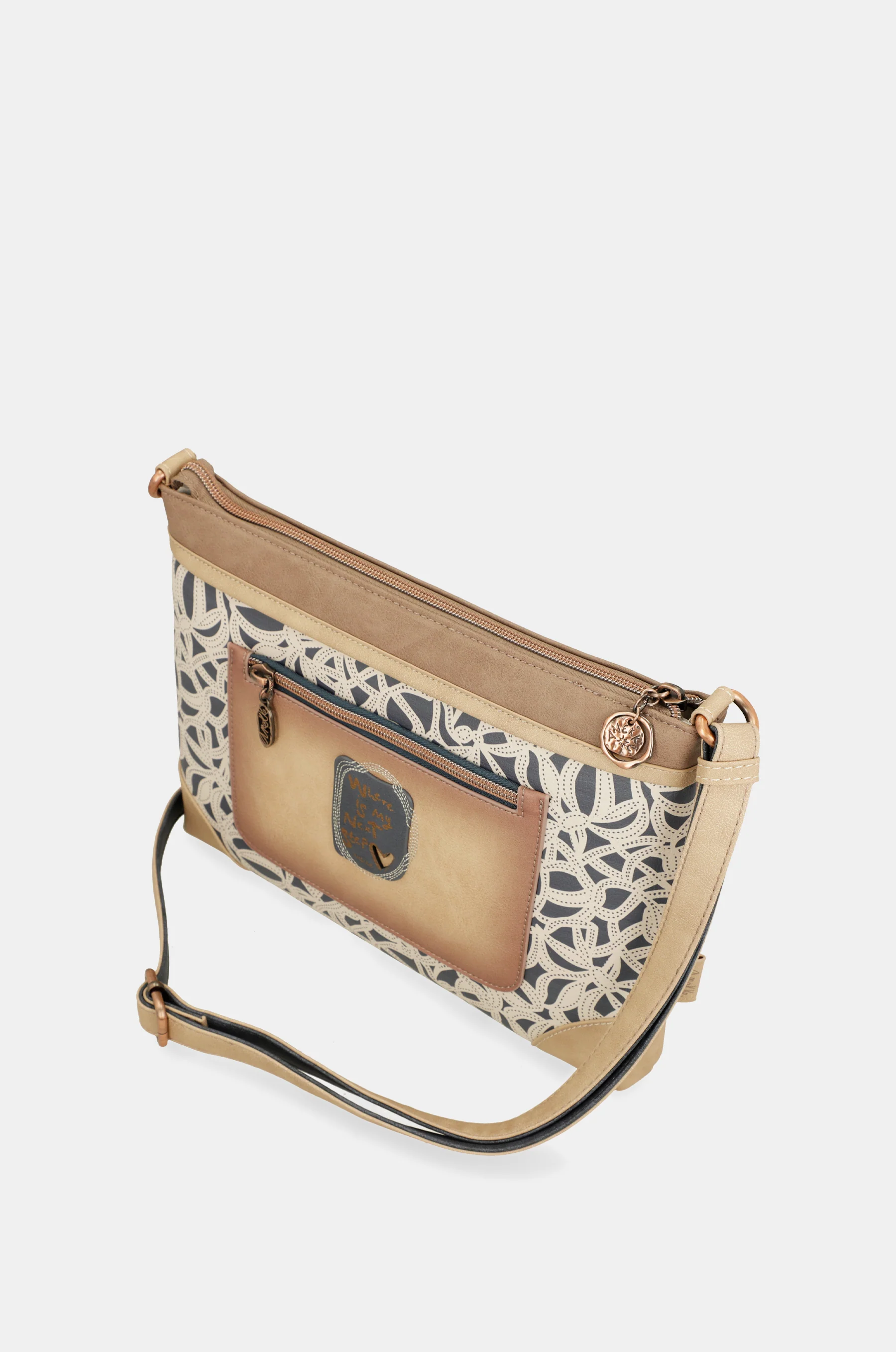 Large printed crossbody bag Memories - Image 9