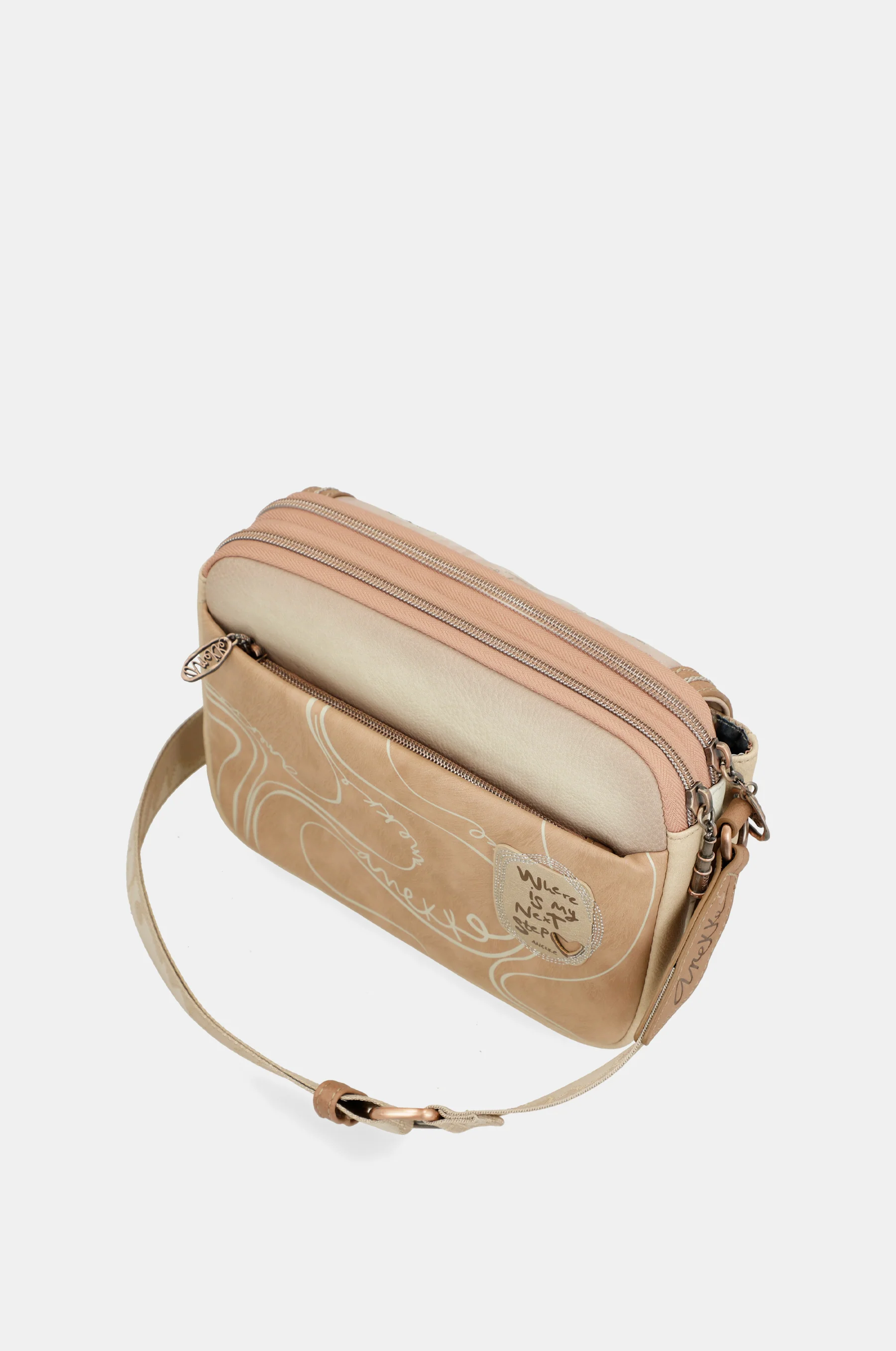 Oval flap crossbody bag Memories - Image 10