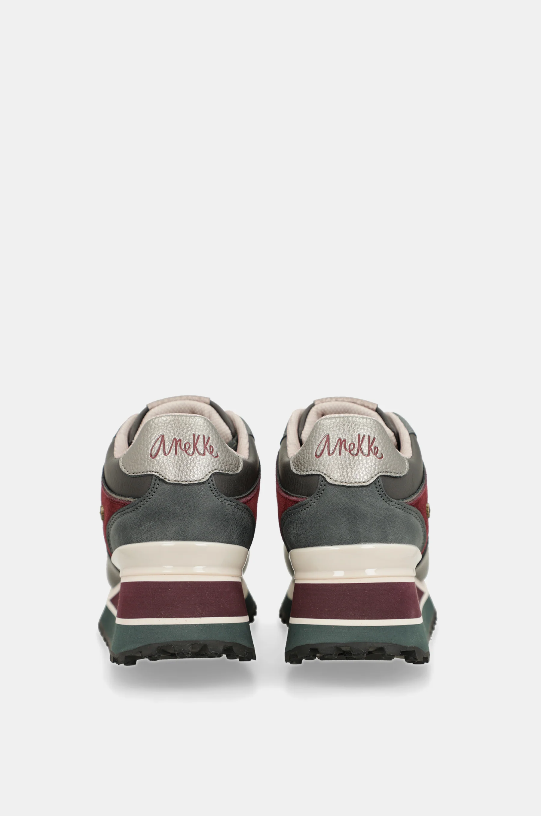 Dark grey platform sneakers - Image 4