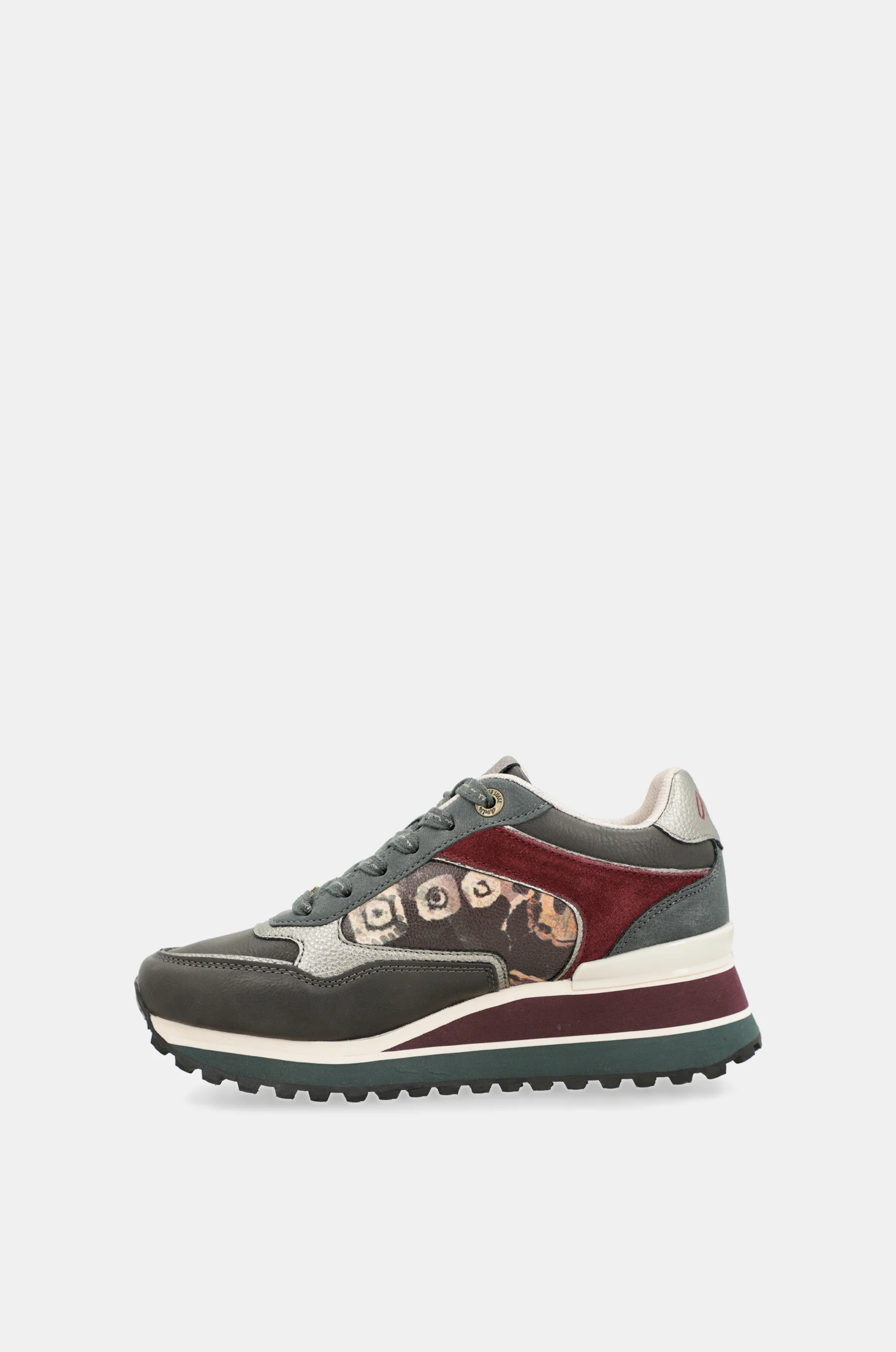 Dark grey platform sneakers - Image 8