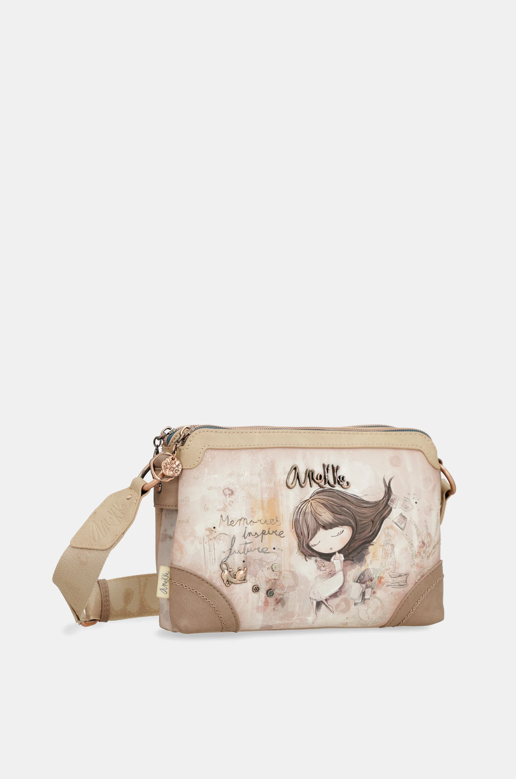 Double compartment crossbody bag Memories - Image 3