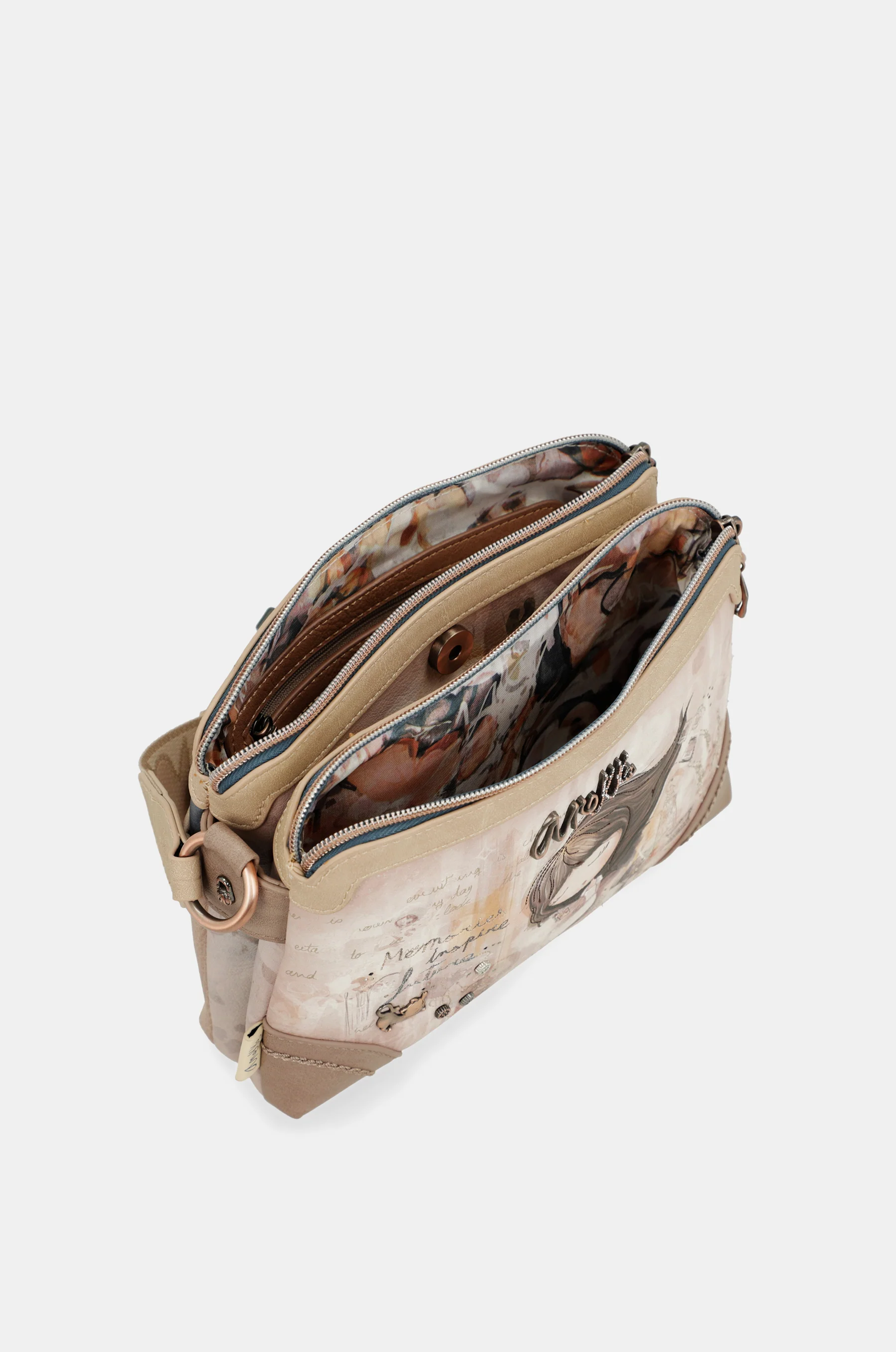 Double compartment crossbody bag Memories - Image 7