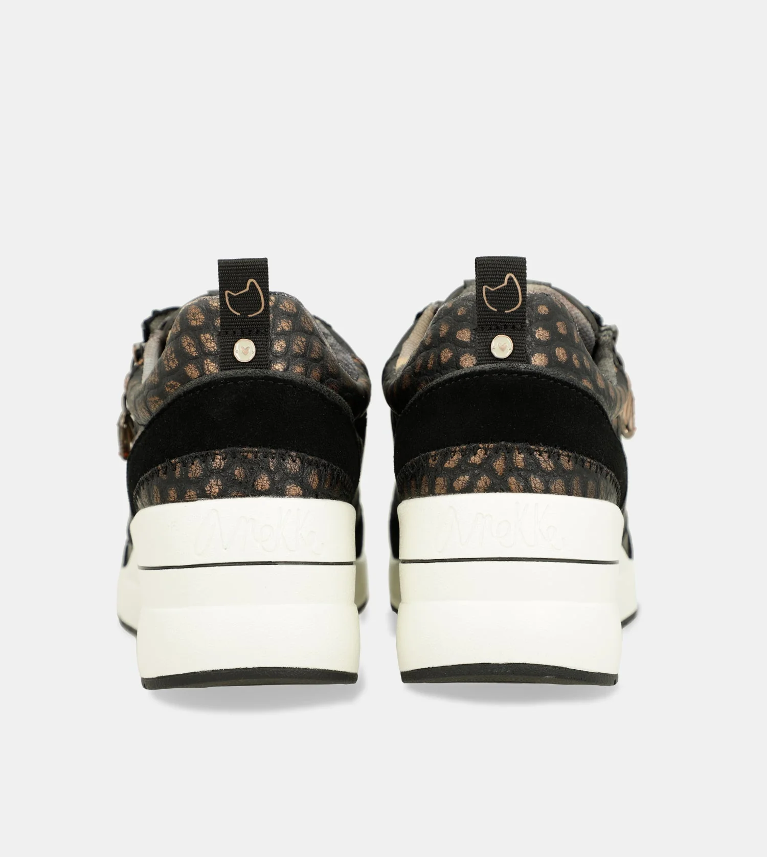 Dreams black wedge sneakers - Image 3