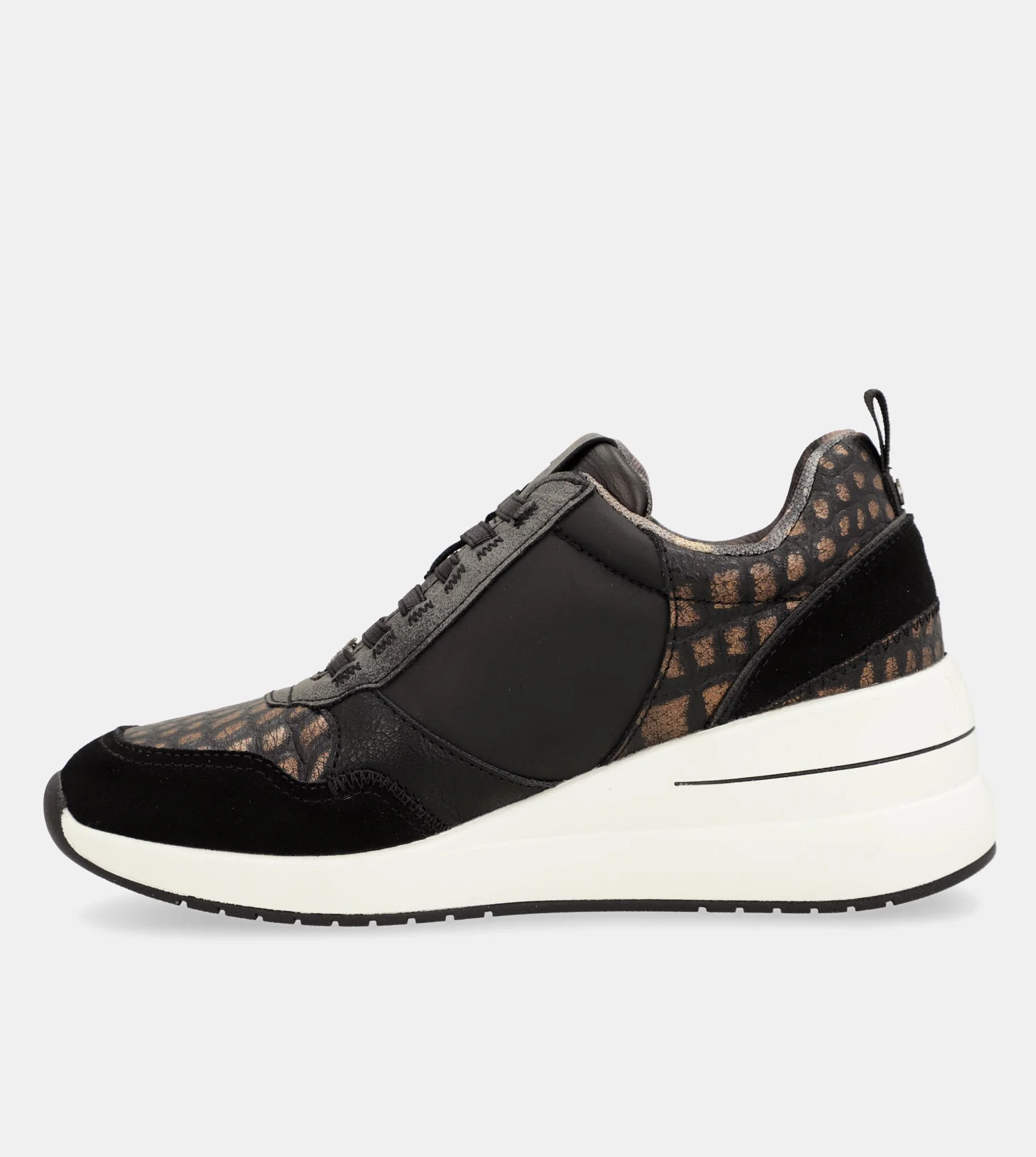 Dreams black wedge sneakers - Image 7