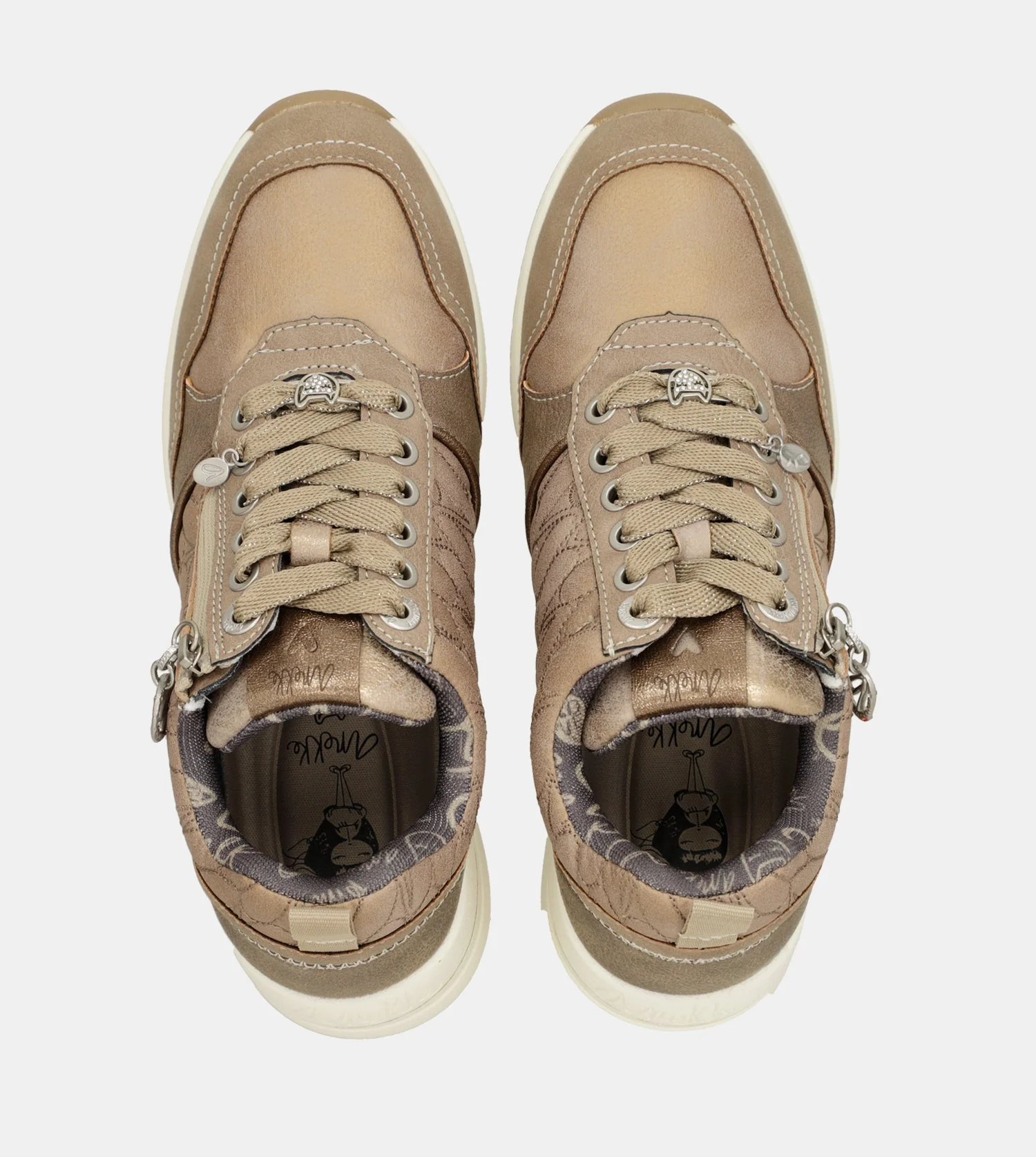 Dreams brown wedge sneakers - Image 5