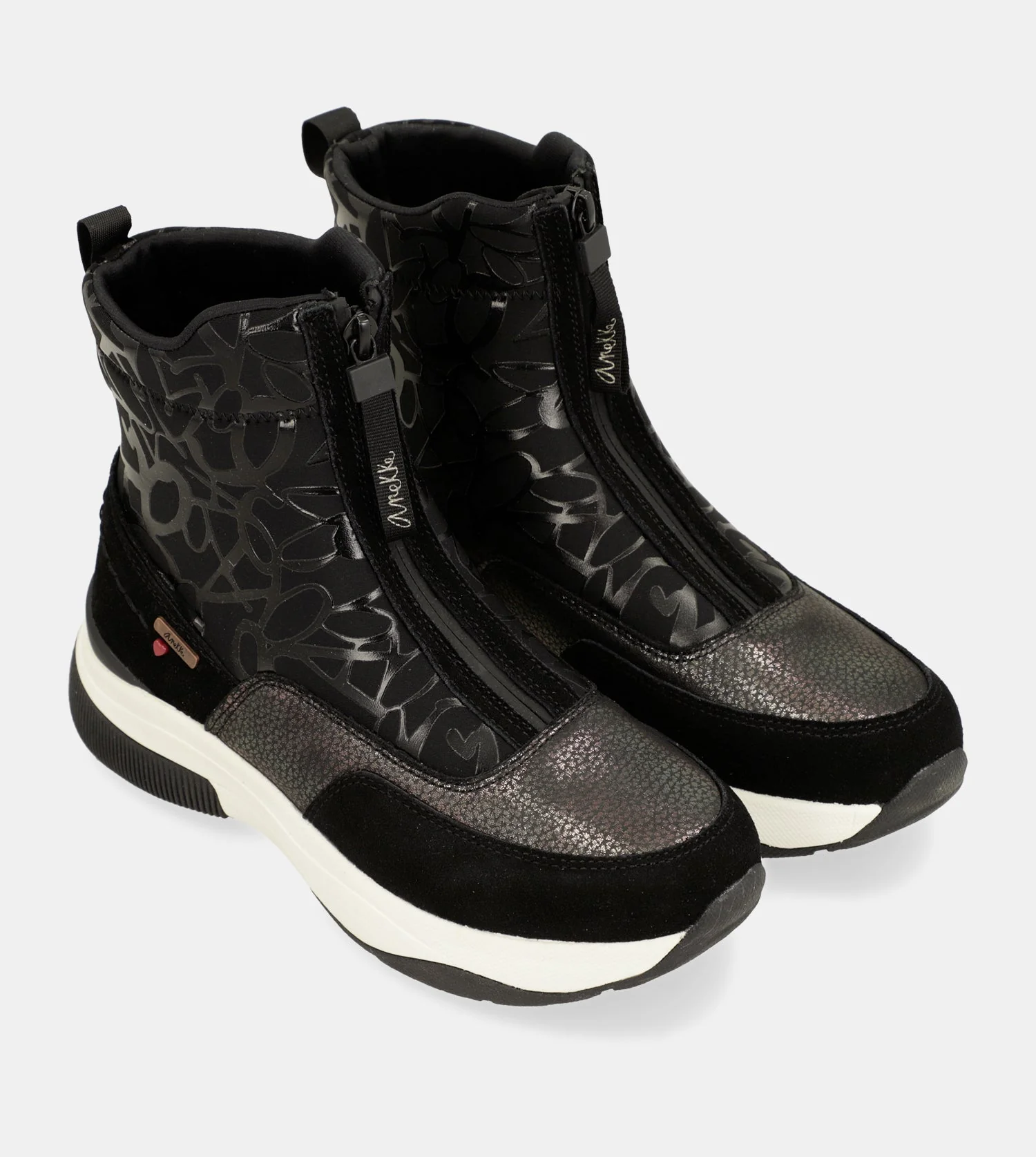 Dressy black sporty ankle boot - Image 3