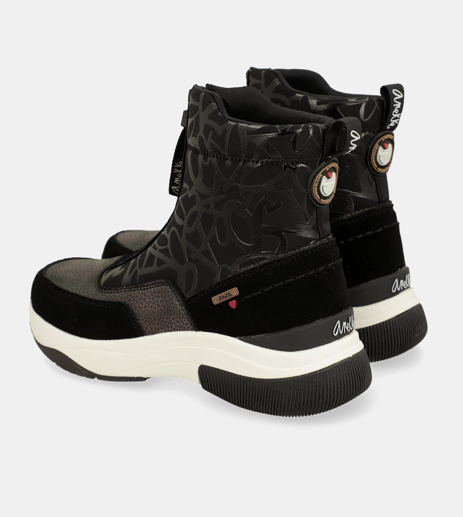 Dressy black sporty ankle boot - Image 6