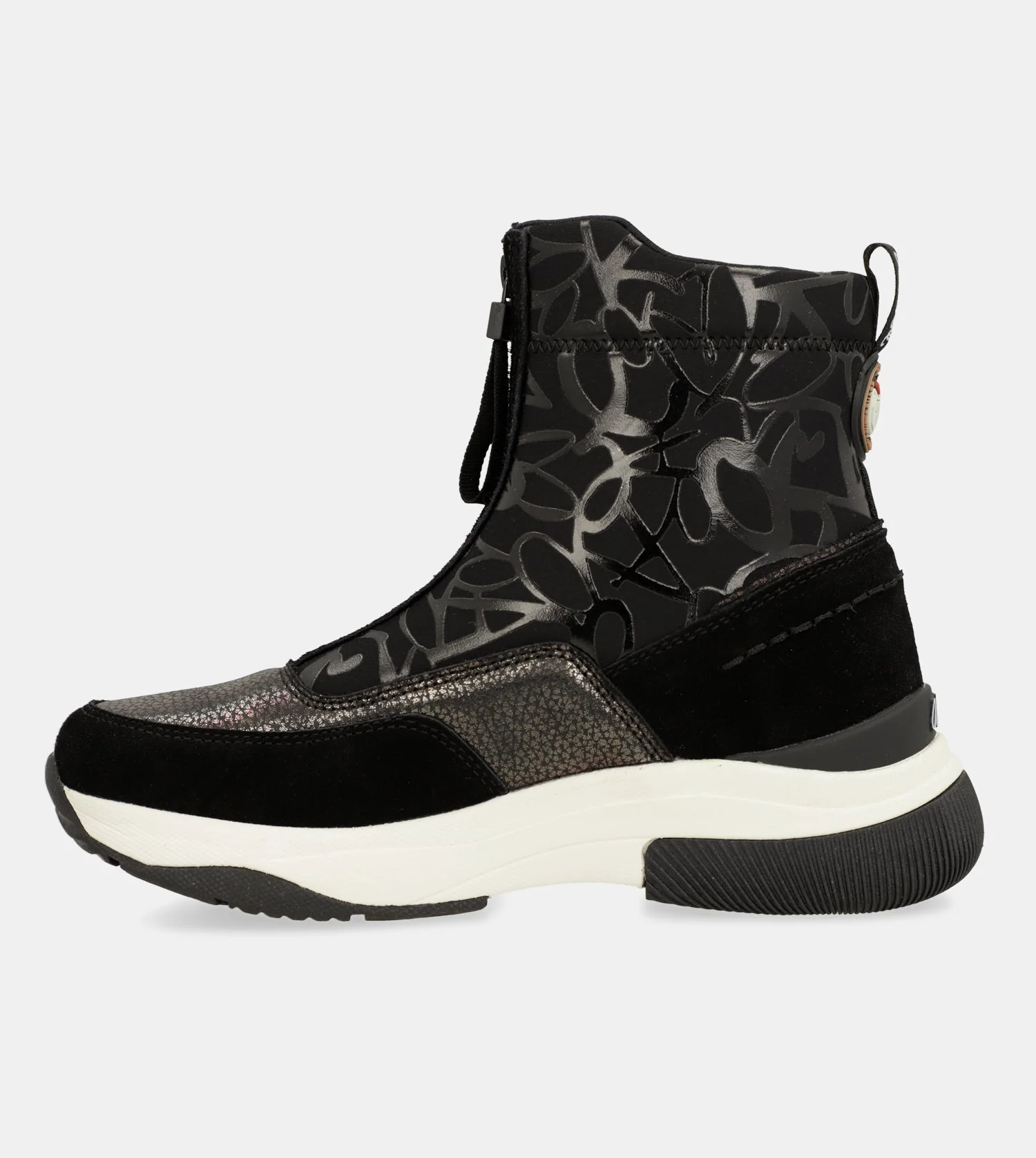 Dressy black sporty ankle boot - Image 7