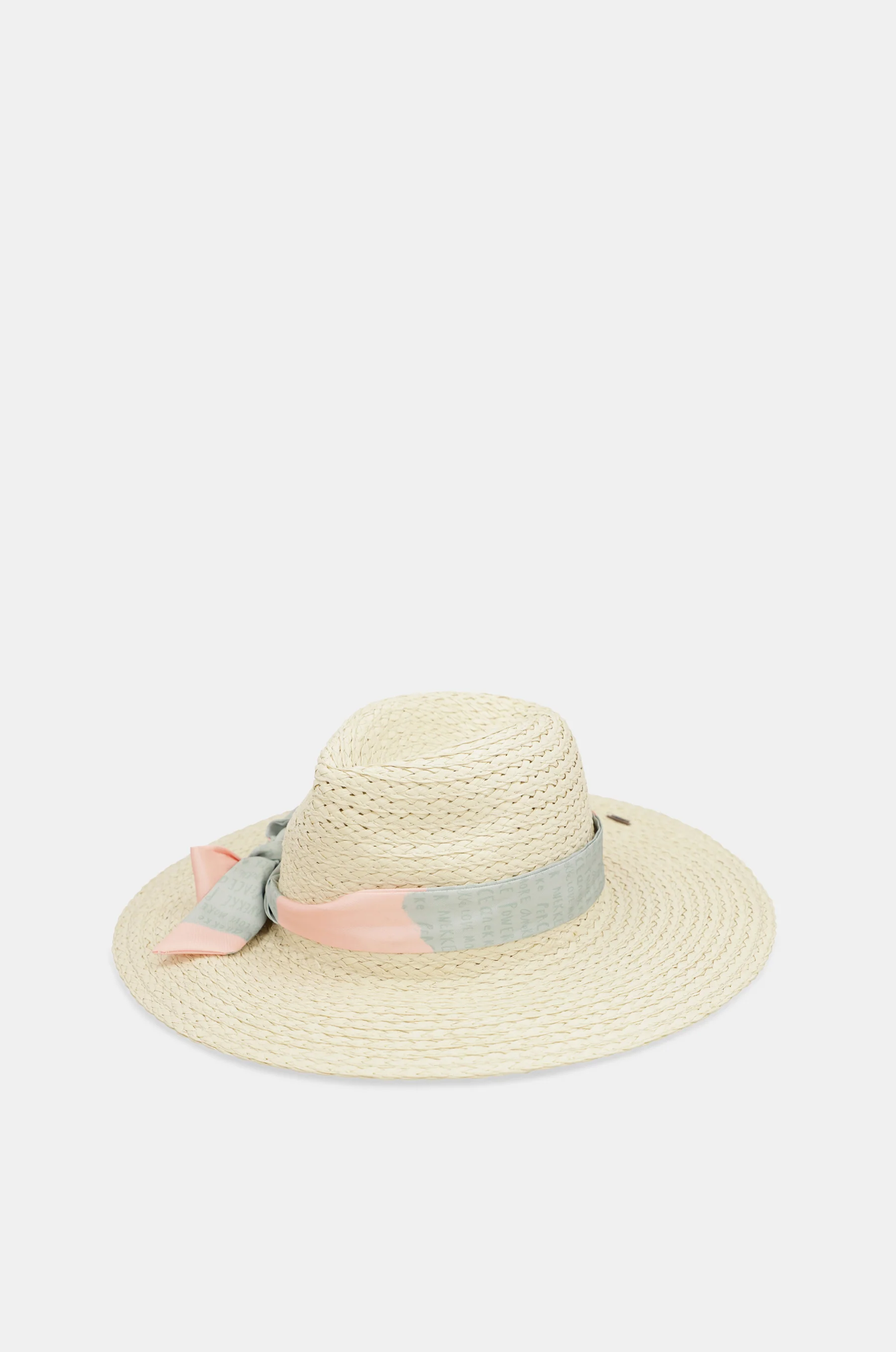 Ecru raffia hat - Image 3