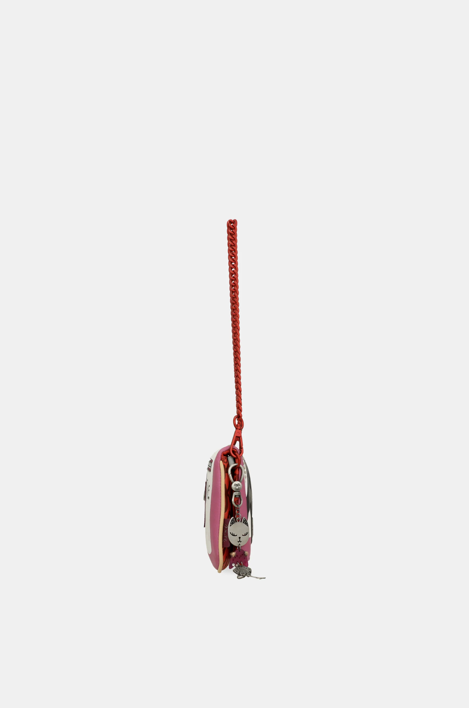 Fashion crossbody bag with metal handle - Image 4