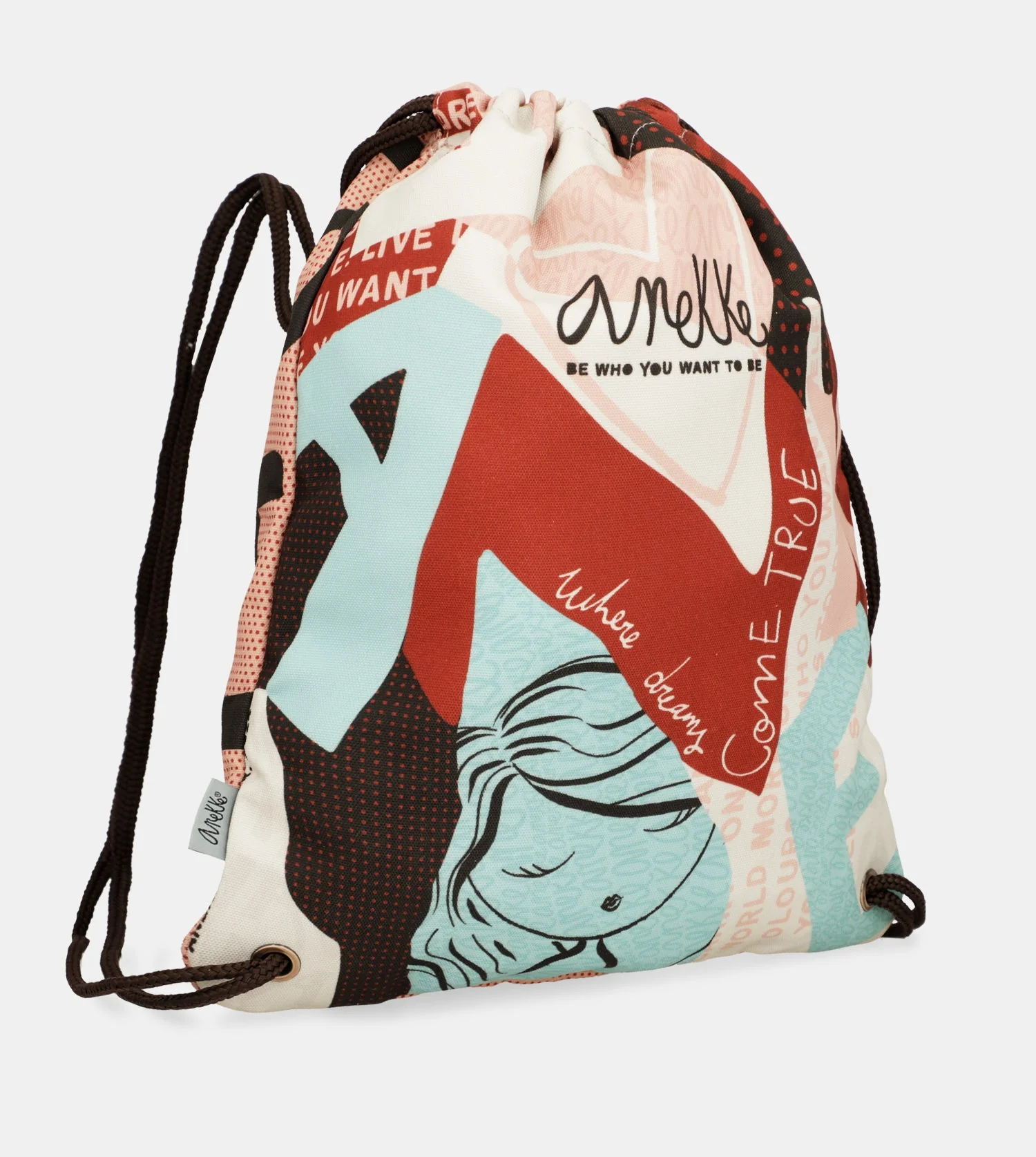 Fashion fabric drawstring backpack - Image 5