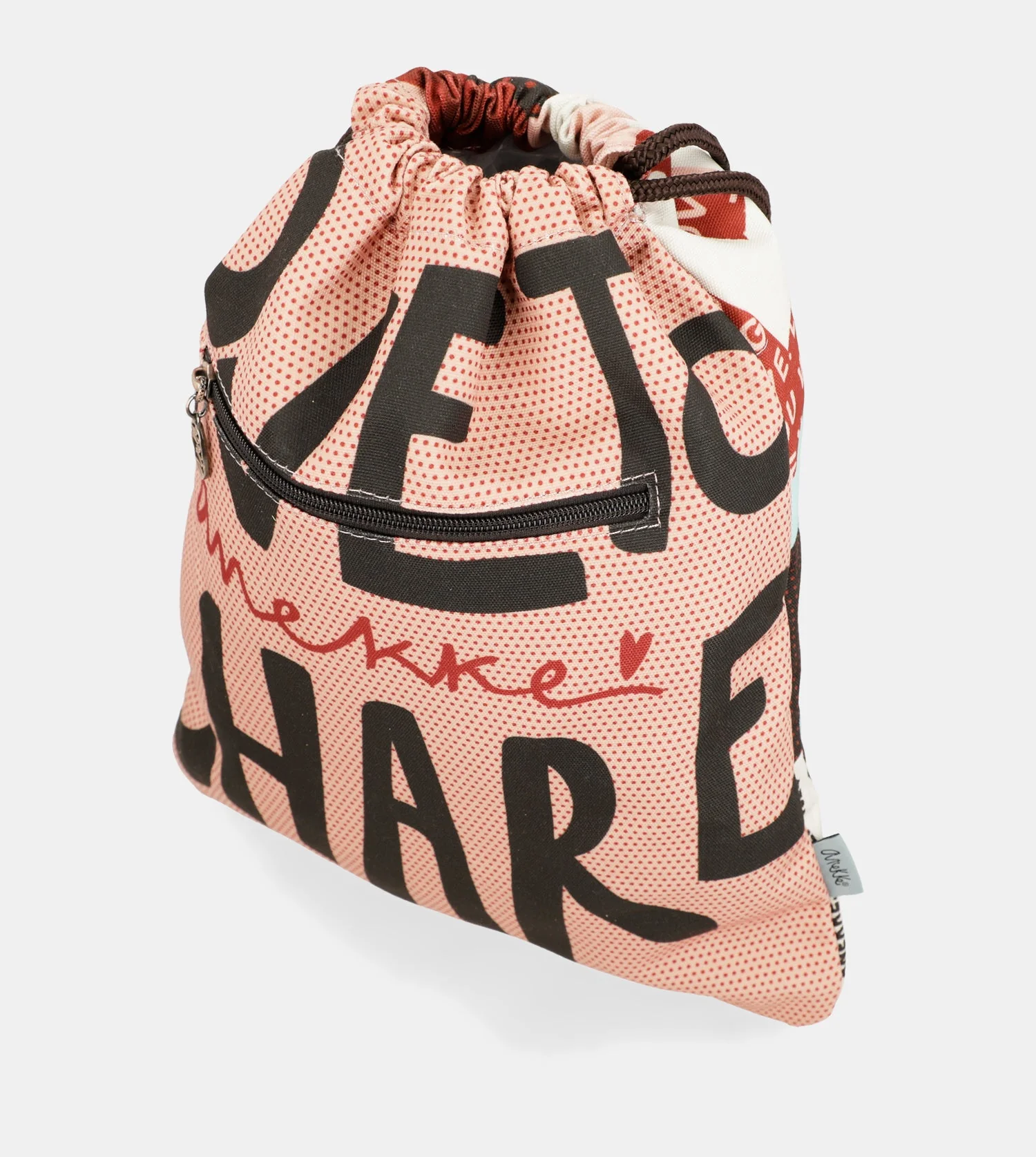 Fashion fabric drawstring backpack - Image 6