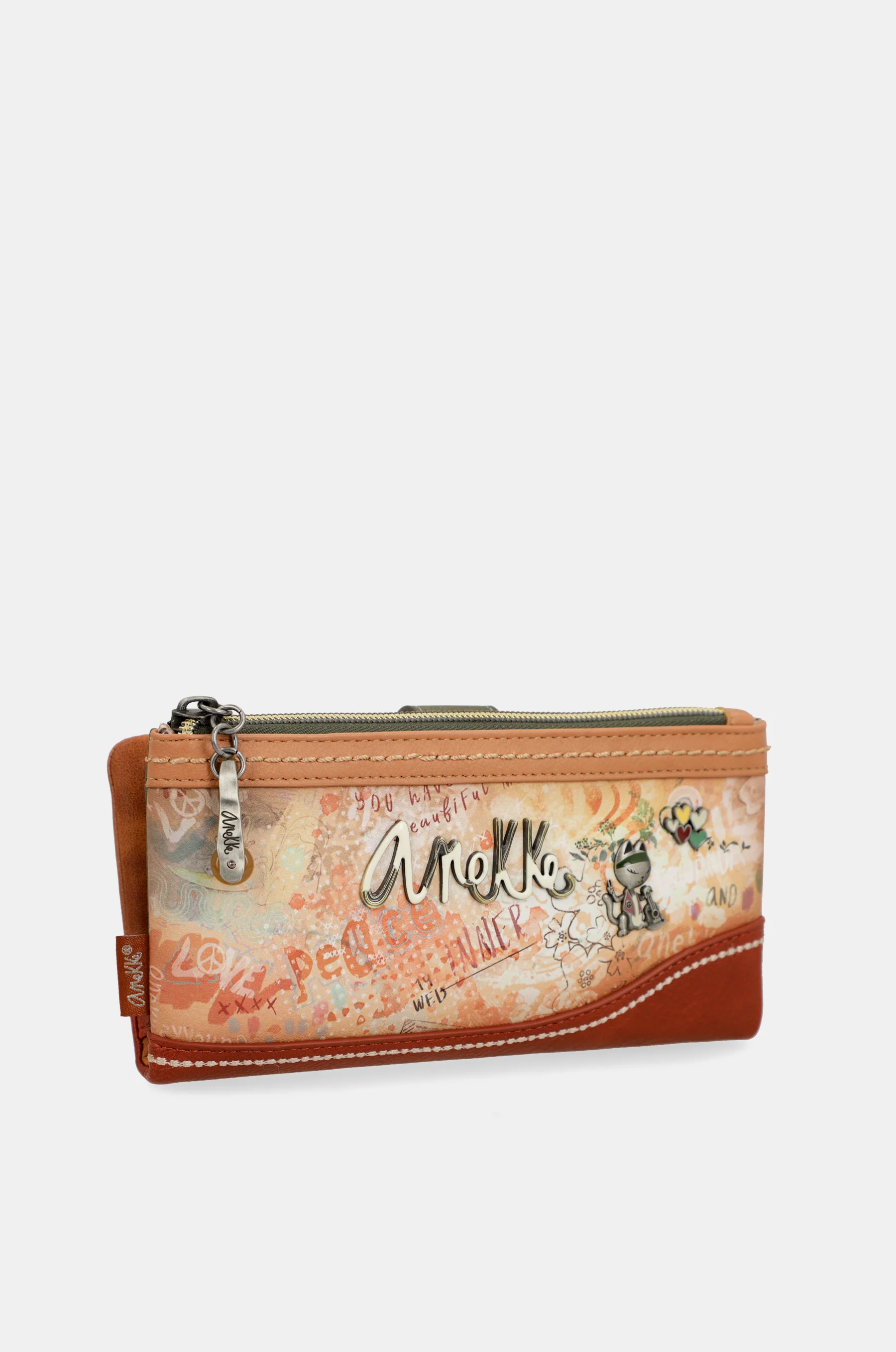 Flowers flexible large RFID wallet - Image 7
