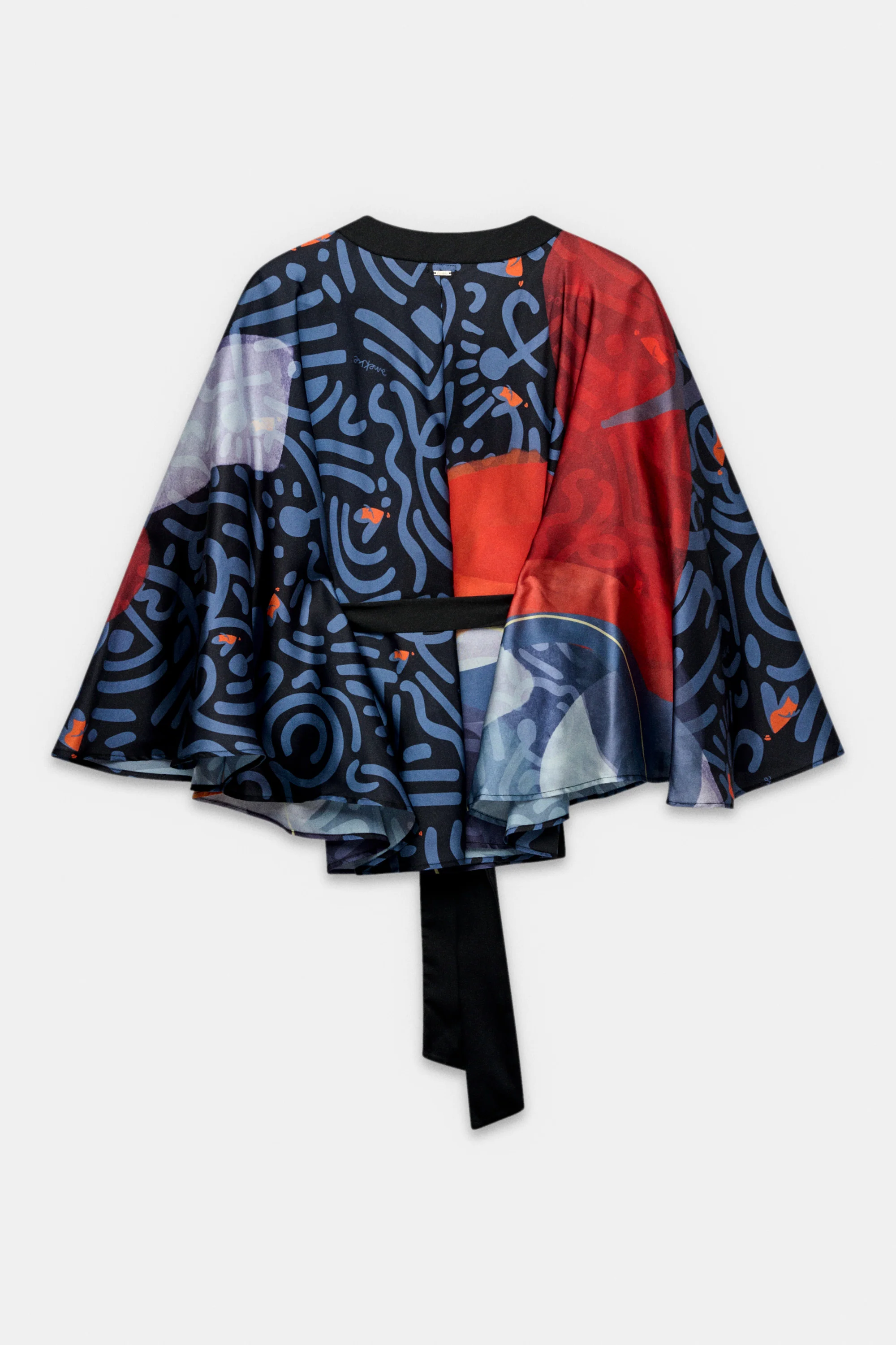 Fluid printed kimono - Image 3